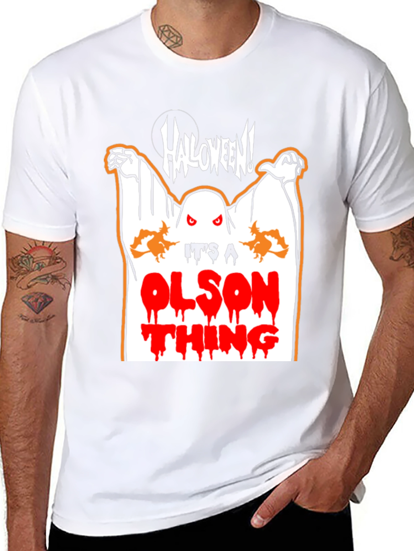 Halloween Olson Thing Black T-Shirt