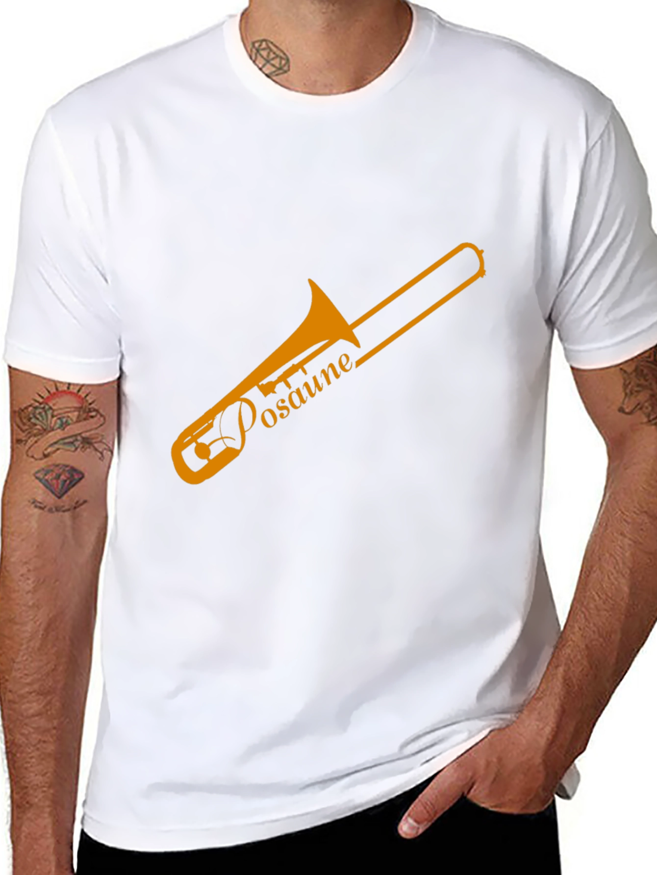 Trombone T-Shirt - Music Lover Tee