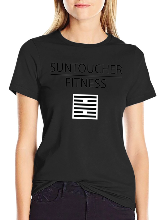 SunToucher Fitness Black Graphic T-Shirt