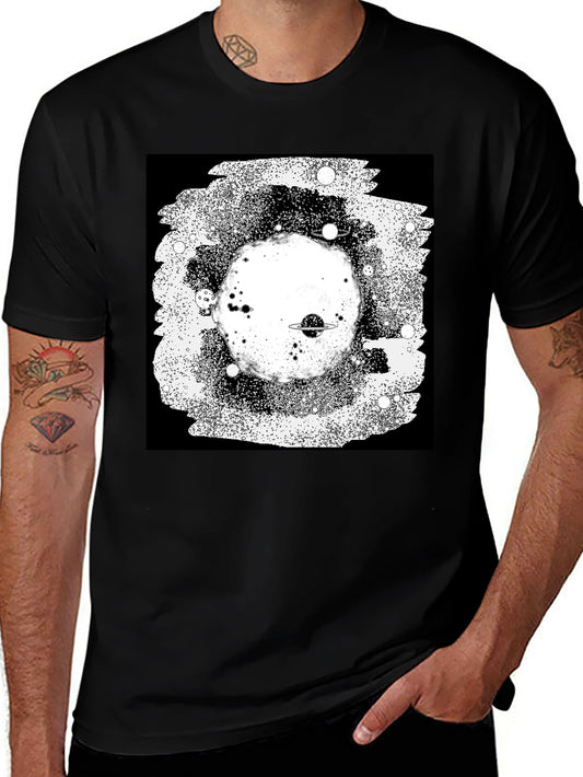 Cosmic Black T-Shirt - Galaxy Design