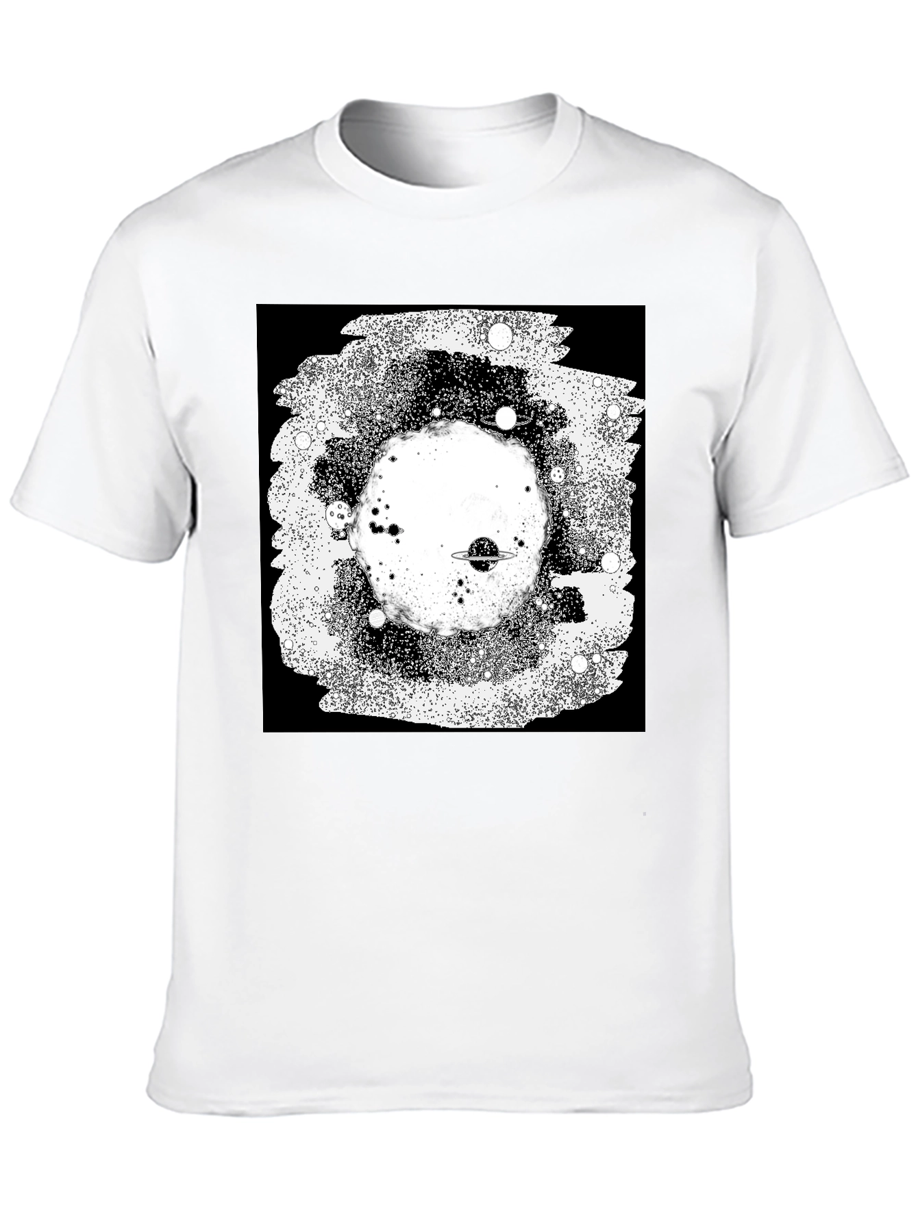 Cosmic Black T-Shirt - Galaxy Design