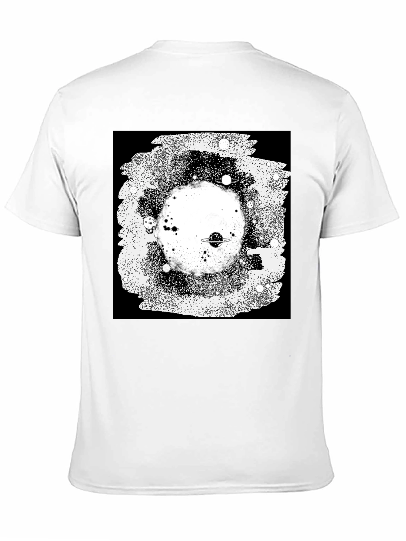 Cosmic Black T-Shirt - Galaxy Design