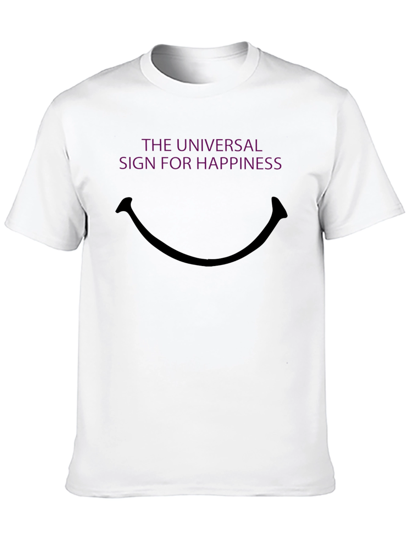 Universal Happiness Graphic T-Shirt - Black