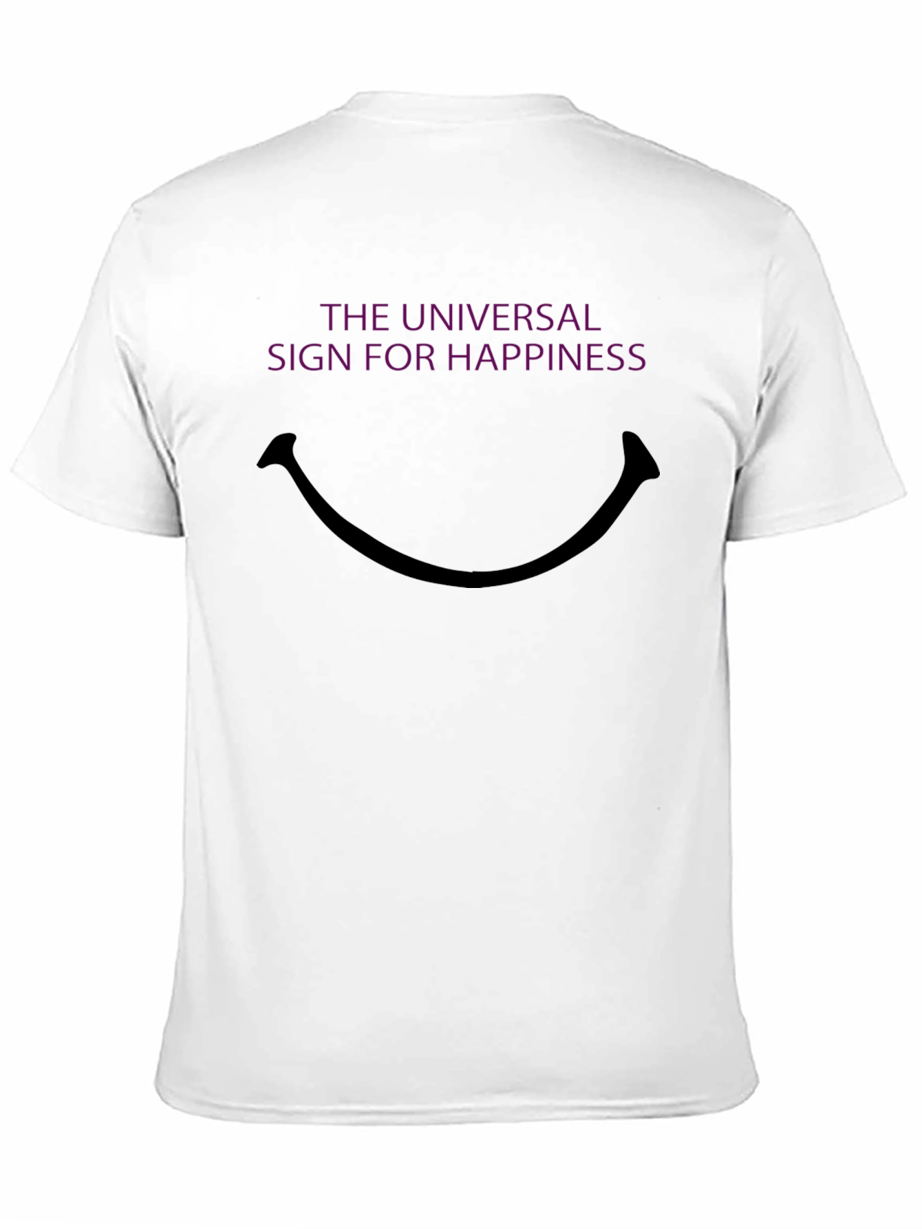Universal Happiness Graphic T-Shirt - Black