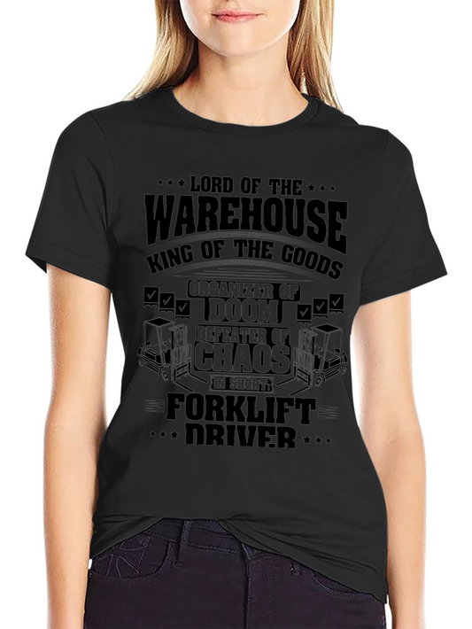 Warehouse Lord Forklift Driver Graphic Tee