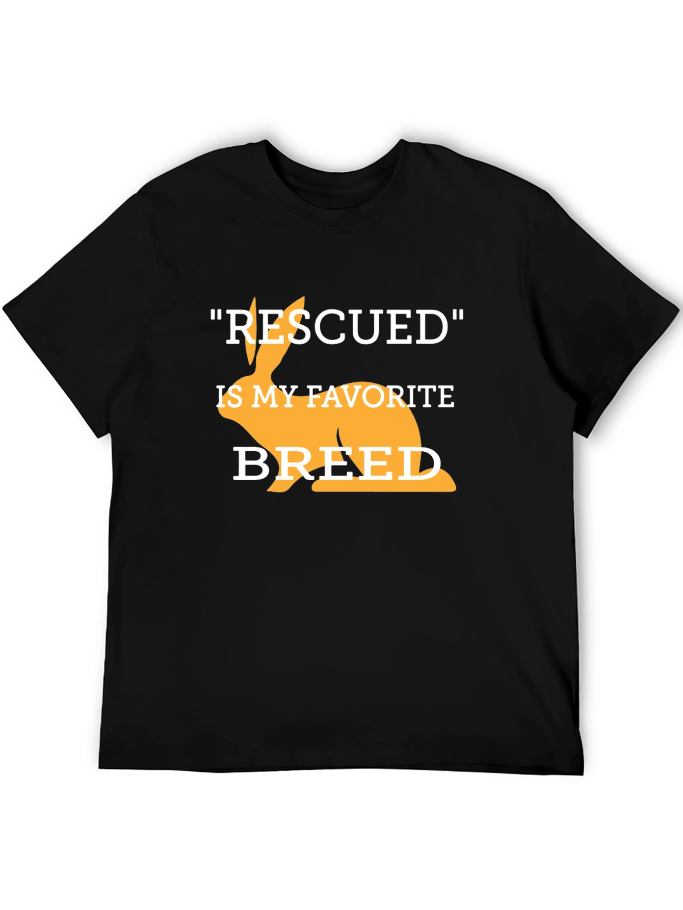 Rescued Rabbit T-Shirt - Animal Lover Tee