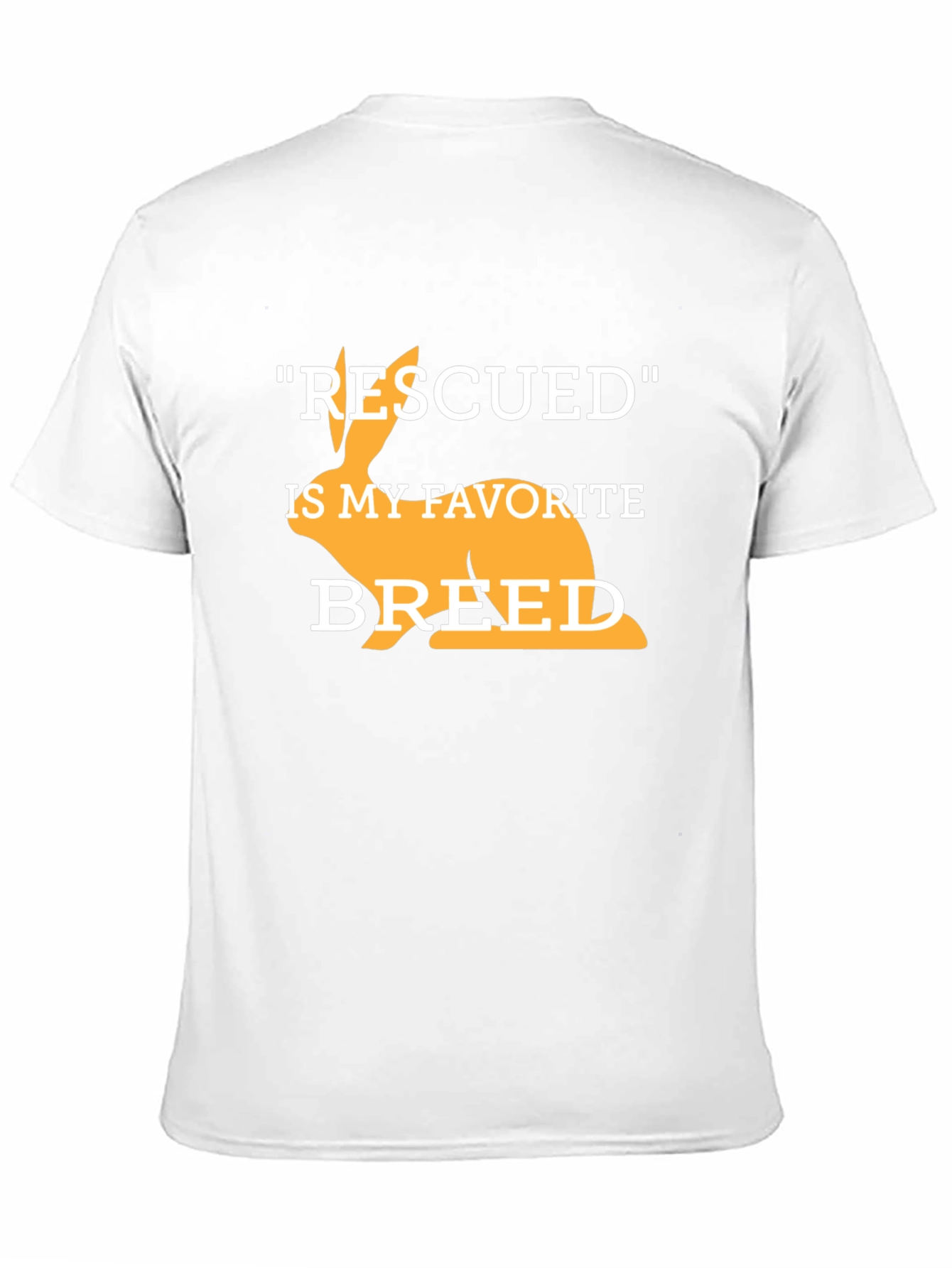 Rescued Rabbit T-Shirt - Animal Lover Tee