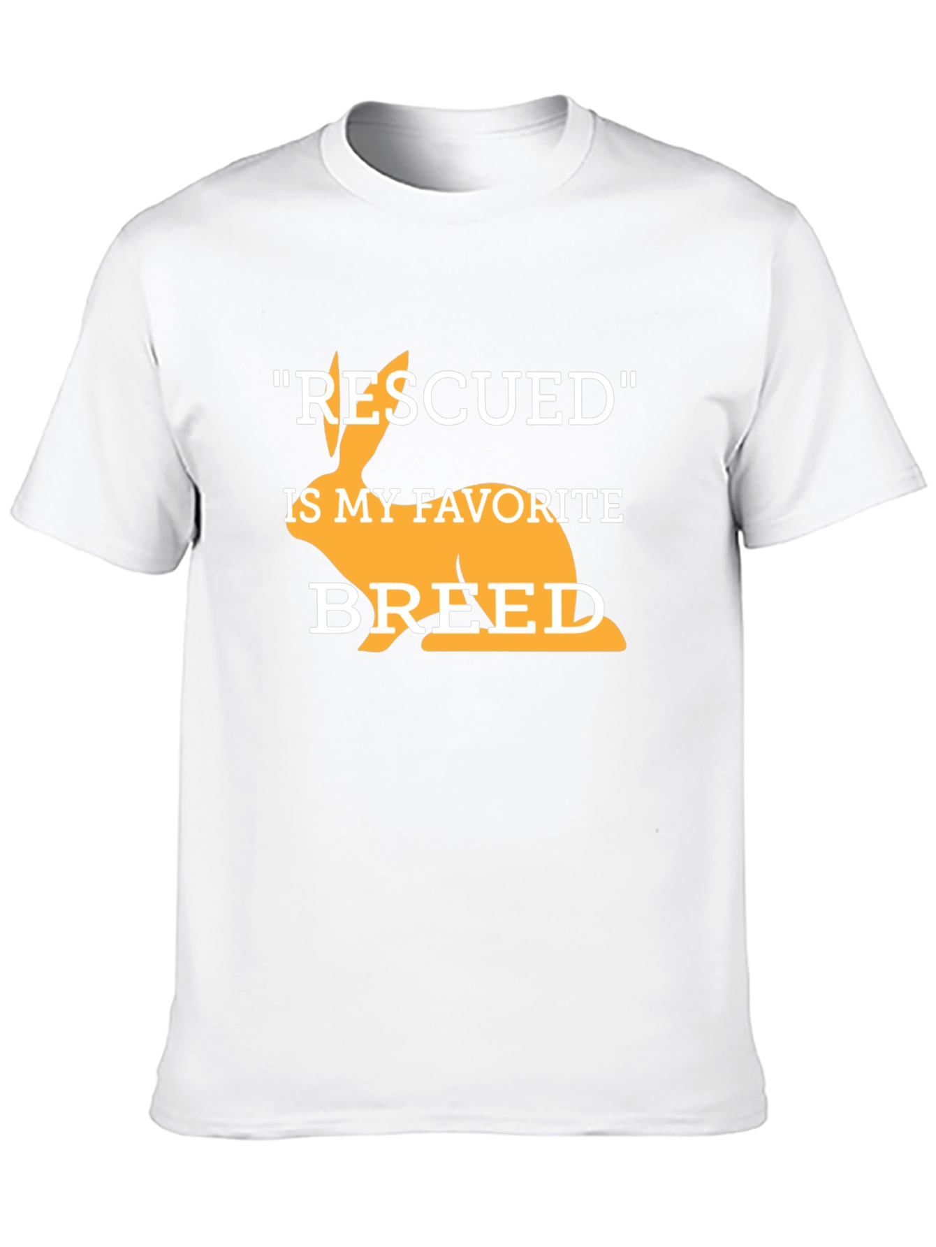 Rescued Rabbit T-Shirt - Animal Lover Tee