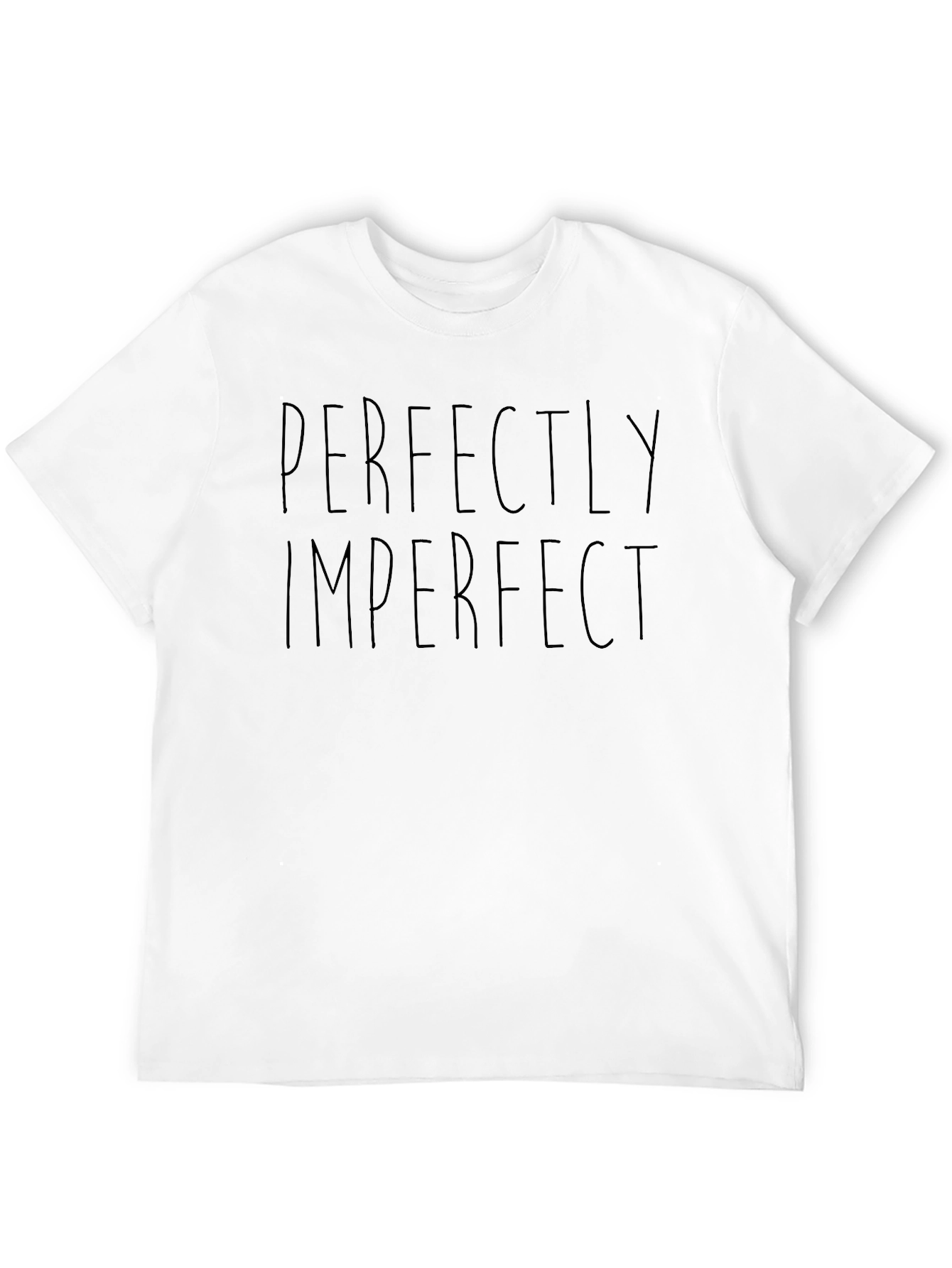 Perfectly Imperfect Black T-Shirt