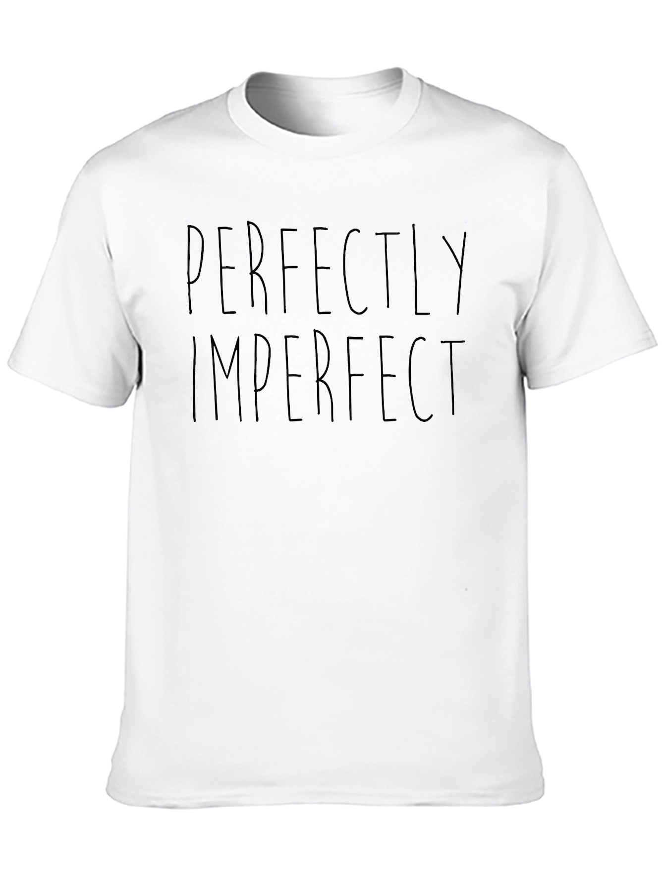 Perfectly Imperfect Black T-Shirt