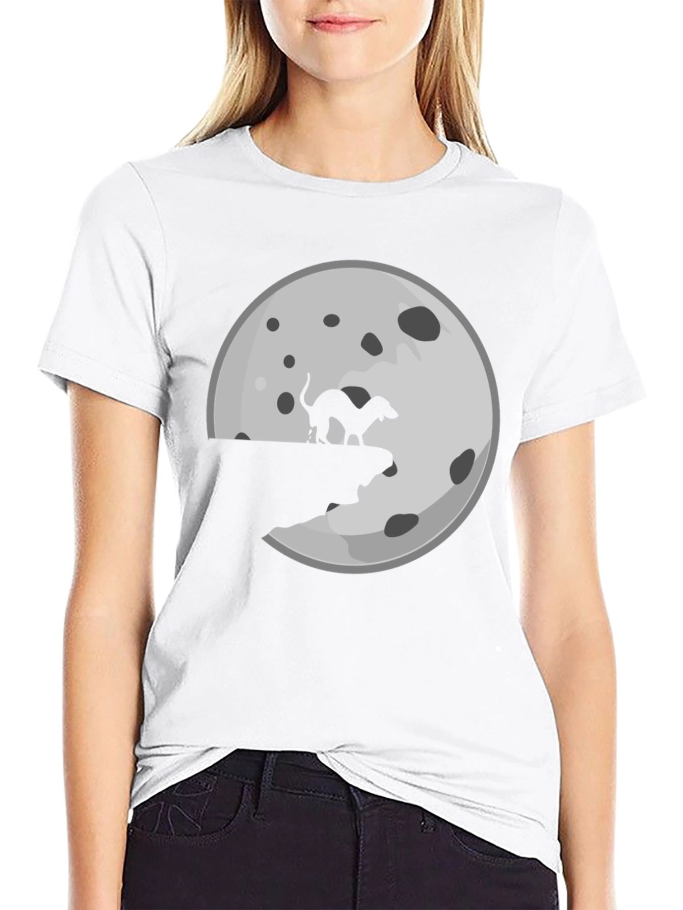 Dog Mooning T-Shirt - Novelty Graphic Tee