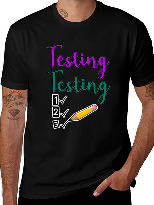 Testing Checklist Graphic T-Shirt