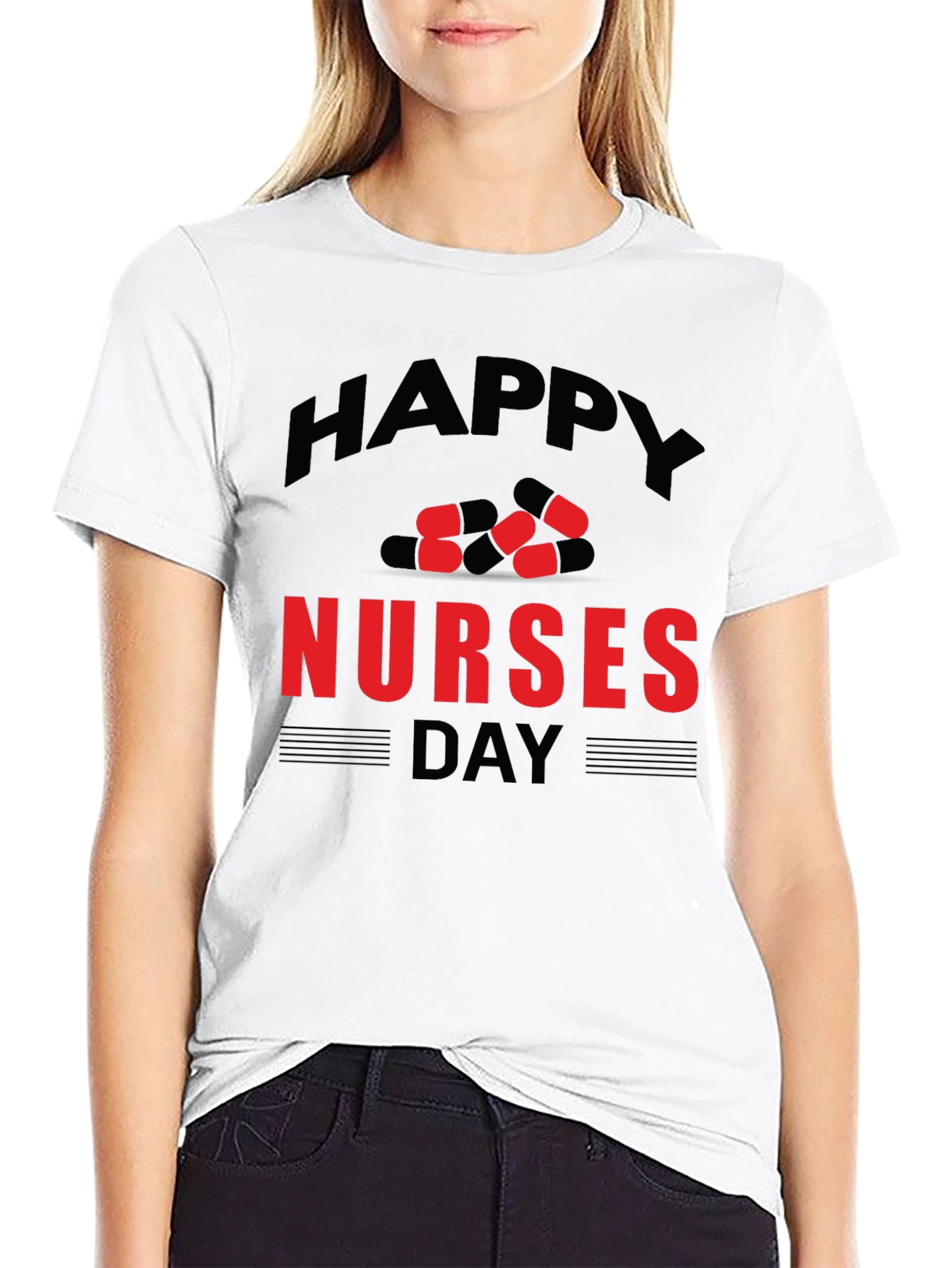 Happy Nurses Day T-Shirt - Pill Graphic Design