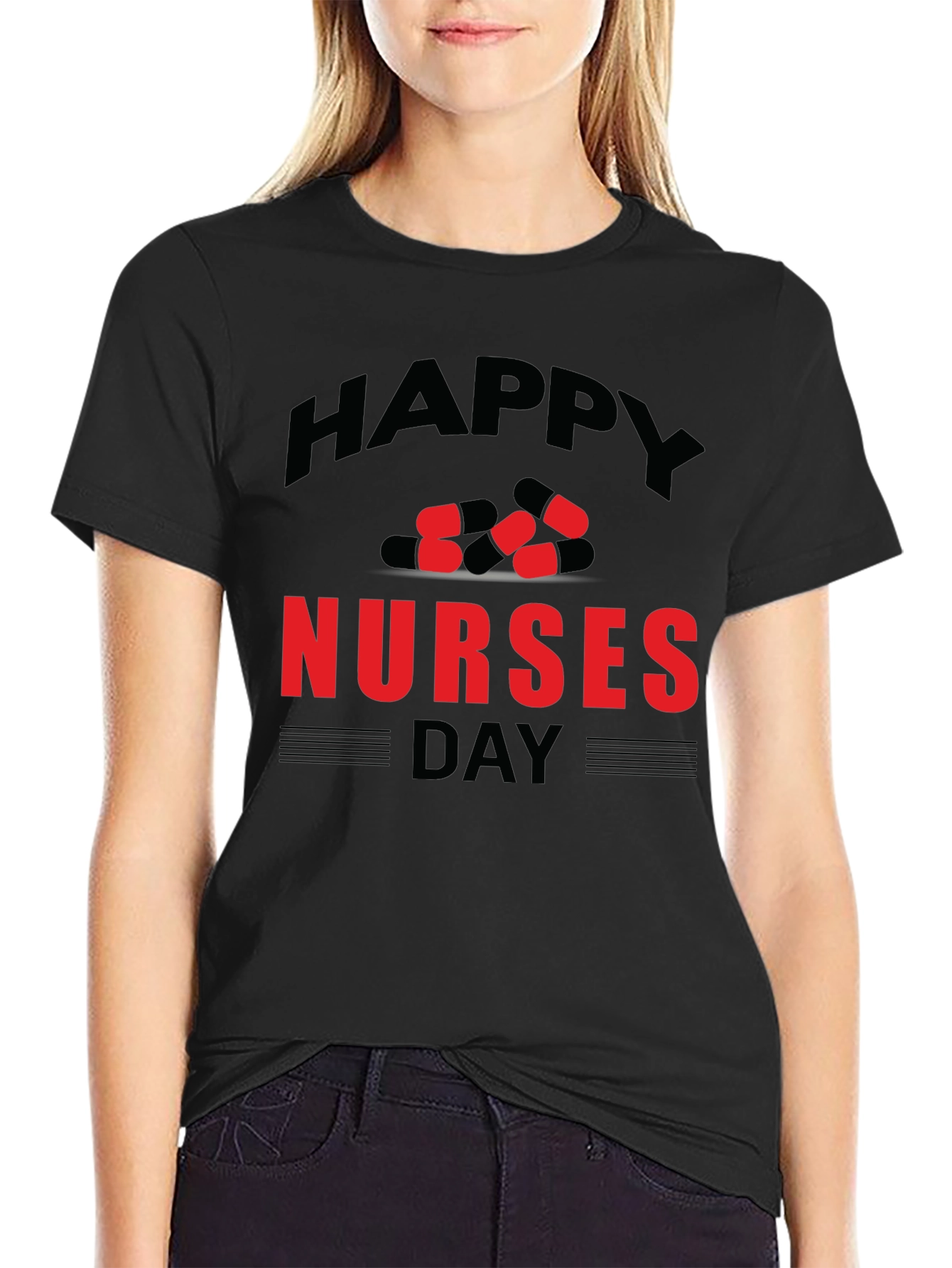 Happy Nurses Day T-Shirt - Pill Graphic Design
