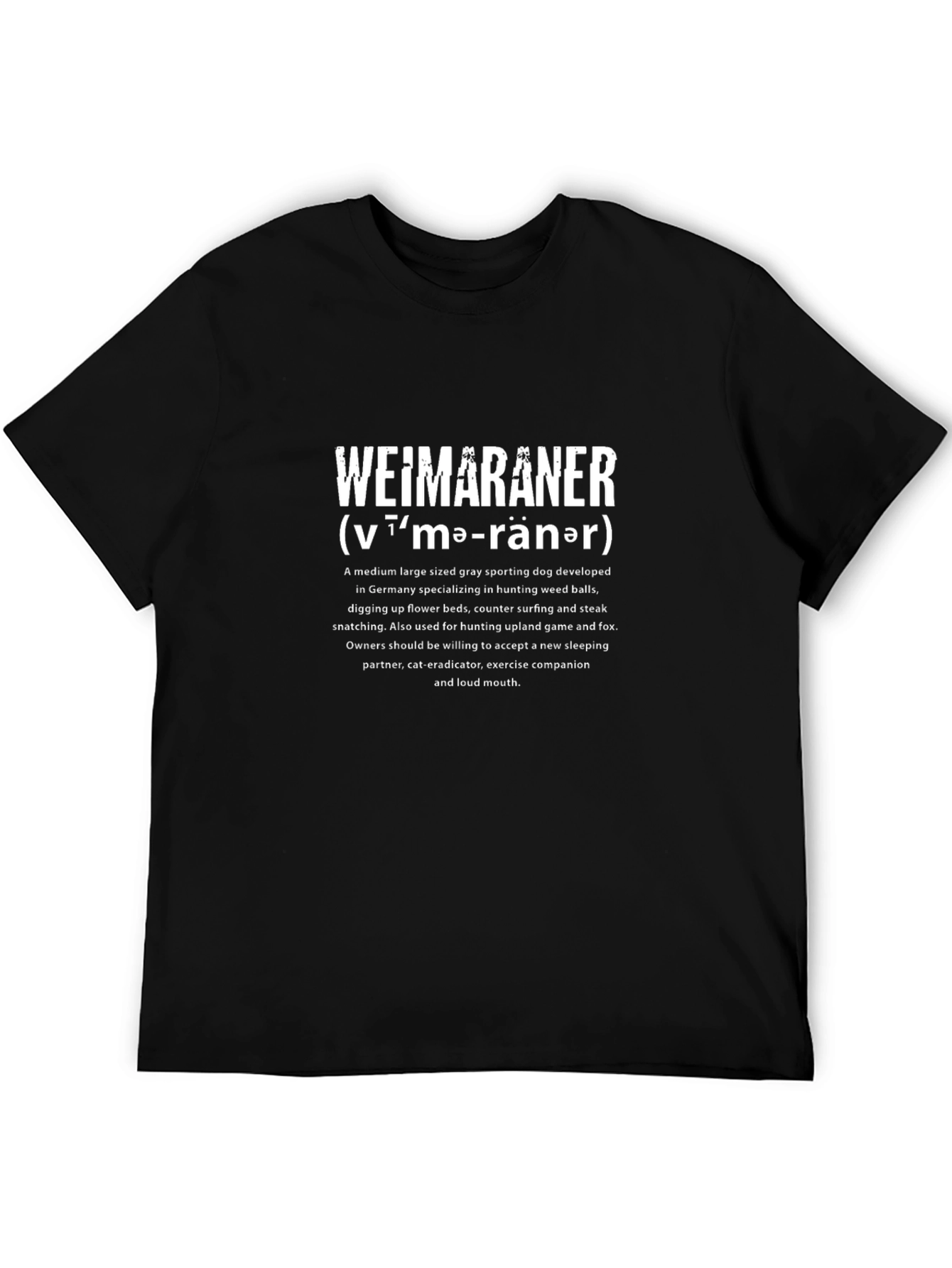 Weimaraner Dog Definition T-Shirt
