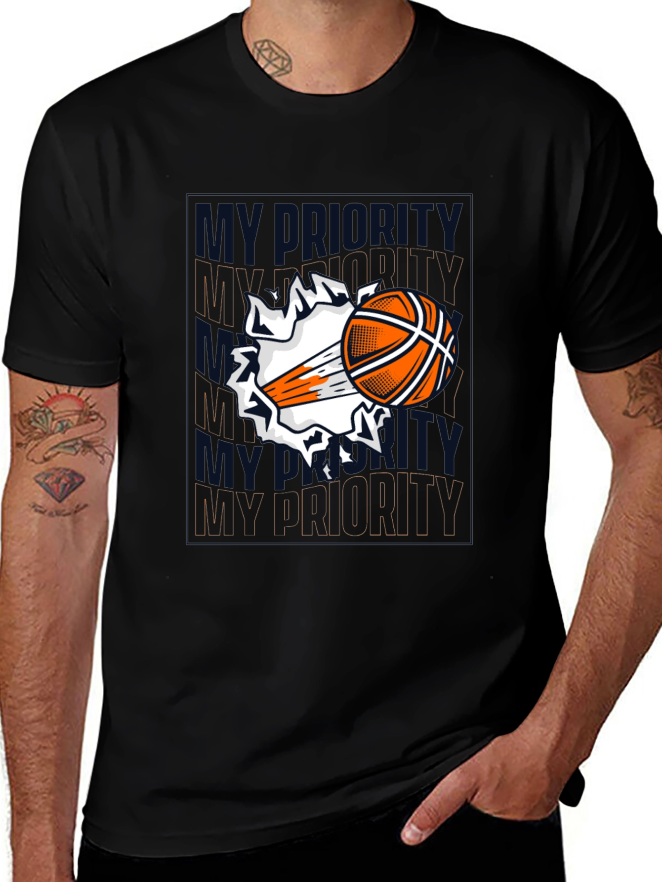 My Priority Basketball Graphic T-Shirt