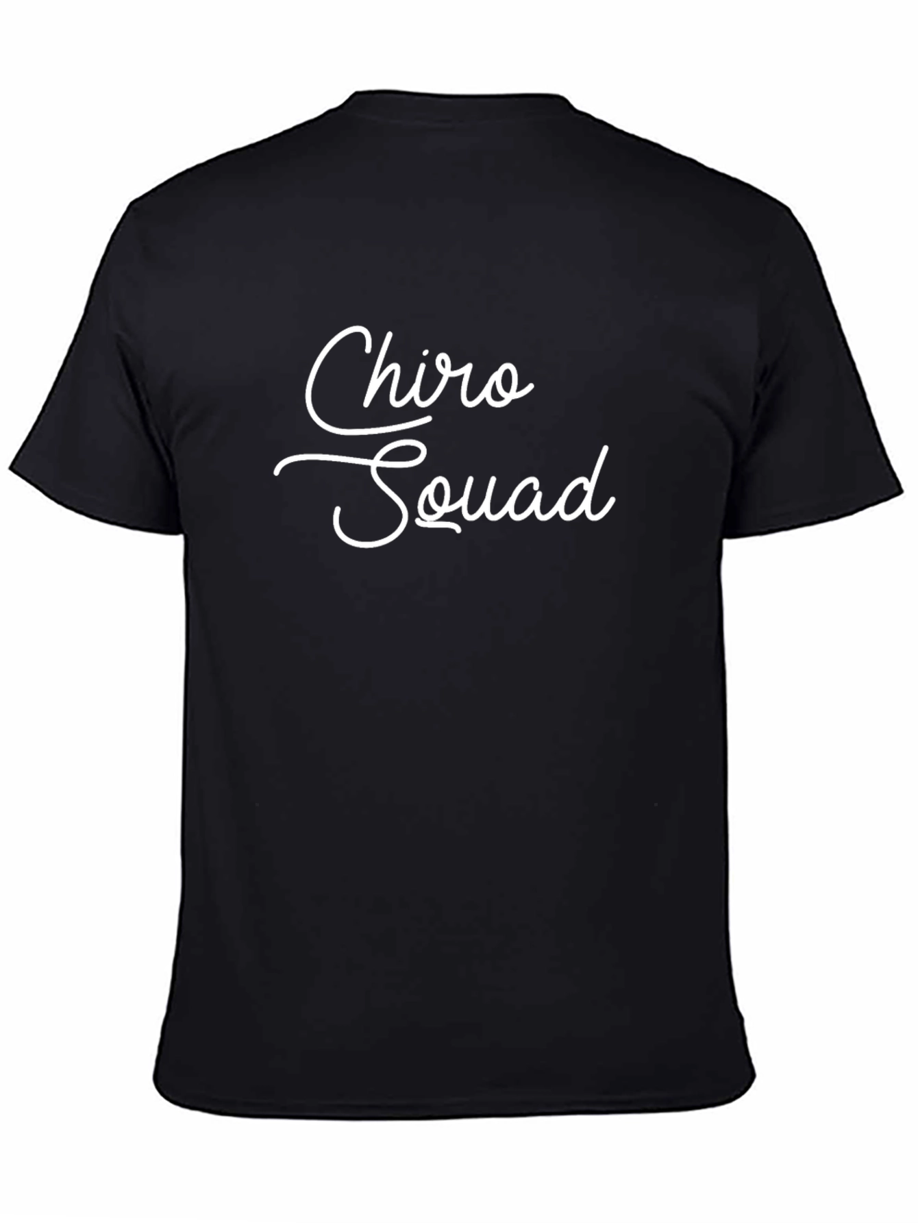 Chiro Squad Graphic T-Shirt - Black Crew Neck Tee