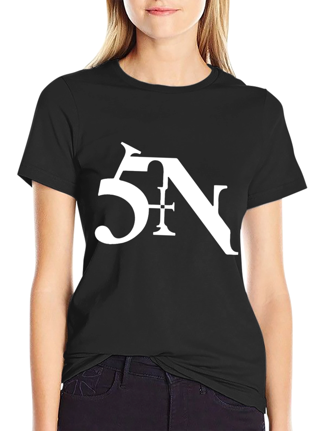 5N Logo Black T-Shirt