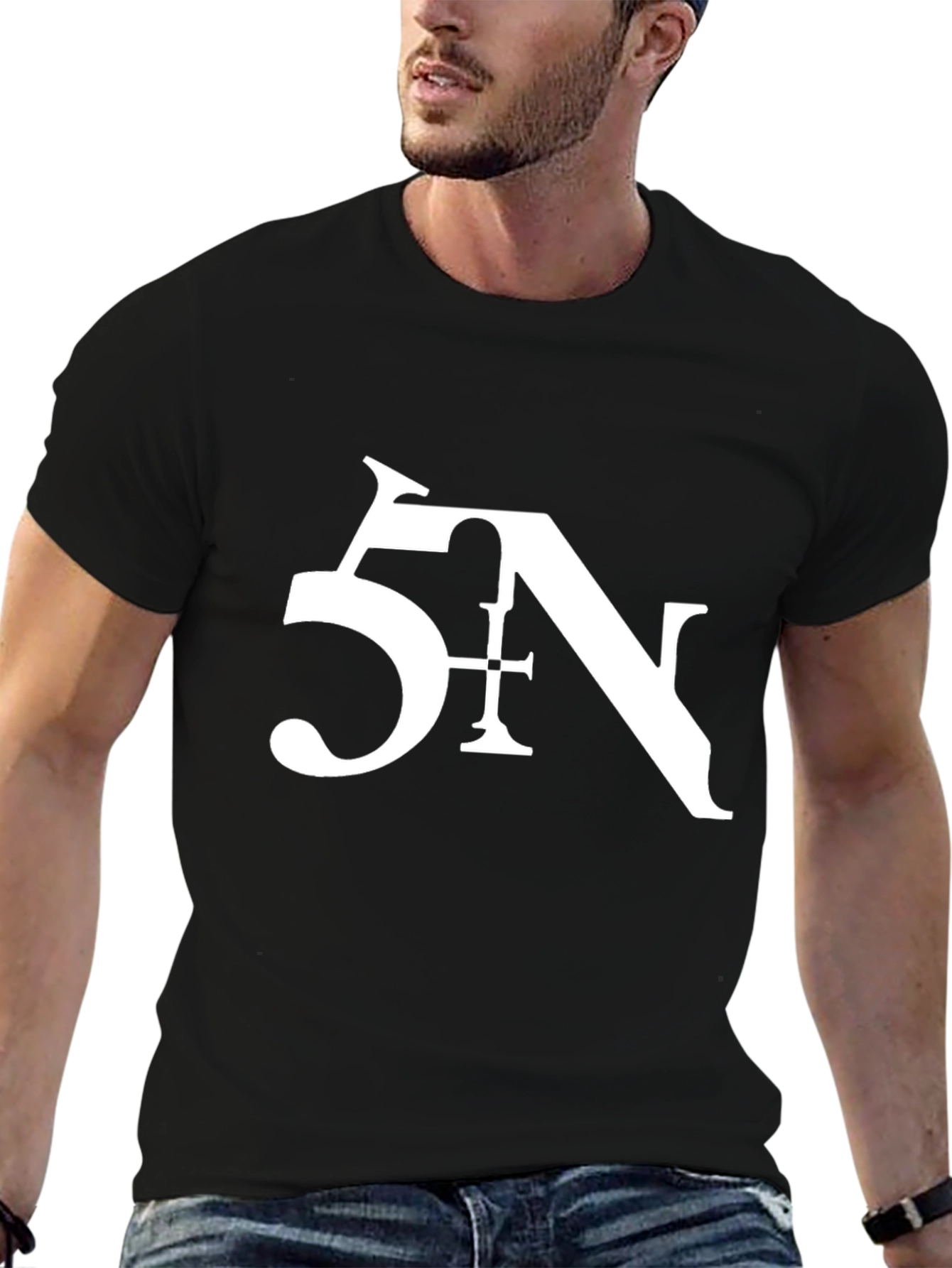 5N Logo Black T-Shirt