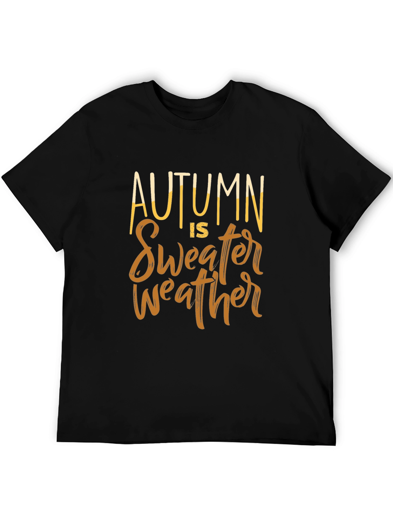 Autumn Is Sweater Weather Graphic T-Shirt
