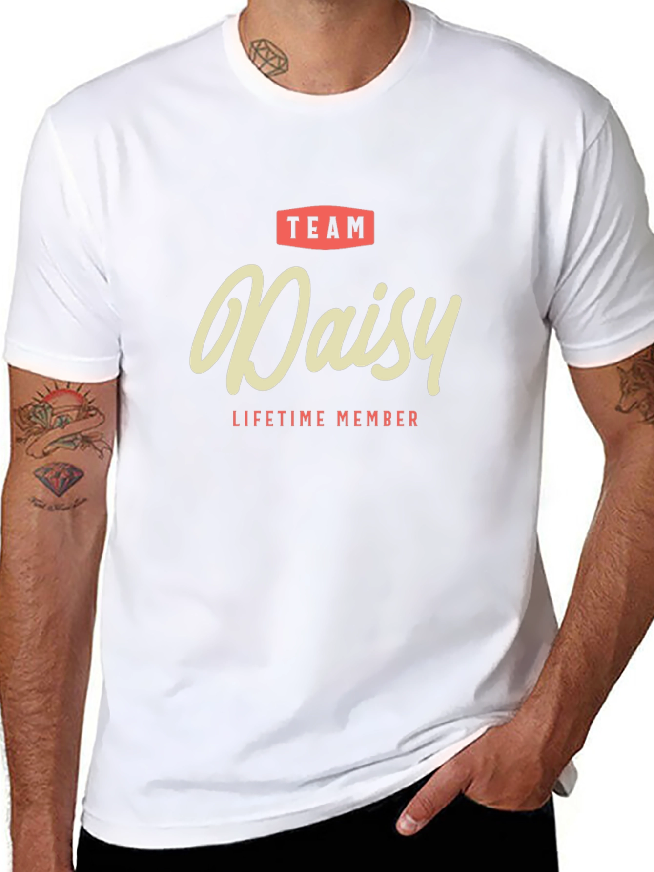 Team Daisy Lifetime Member Black T-Shirt