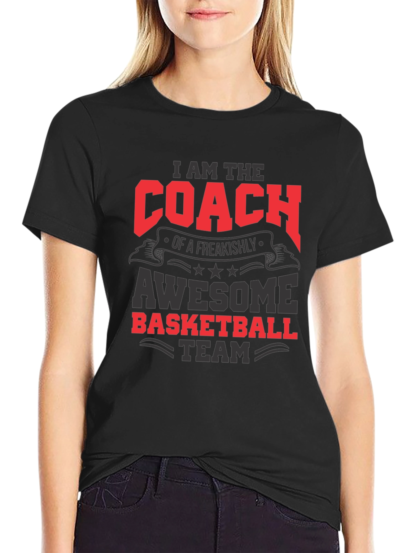 Awesome Basketball Coach T-Shirt - Sporty & Stylish