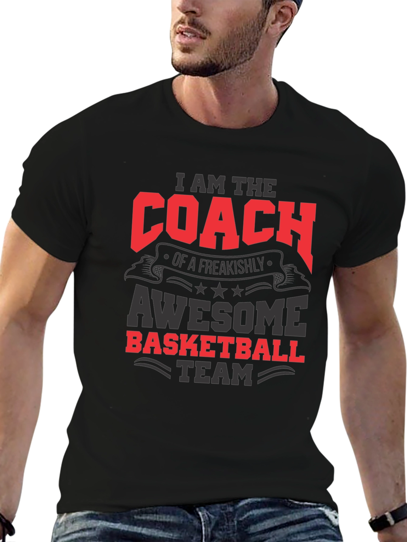 Awesome Basketball Coach T-Shirt - Sporty & Stylish