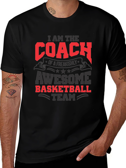 Awesome Basketball Coach T-Shirt - Sporty & Stylish