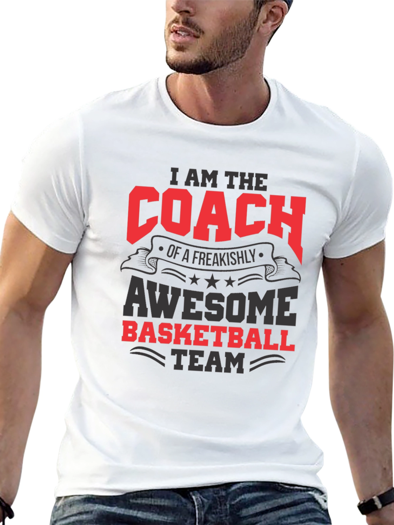 Awesome Basketball Coach T-Shirt - Sporty & Stylish