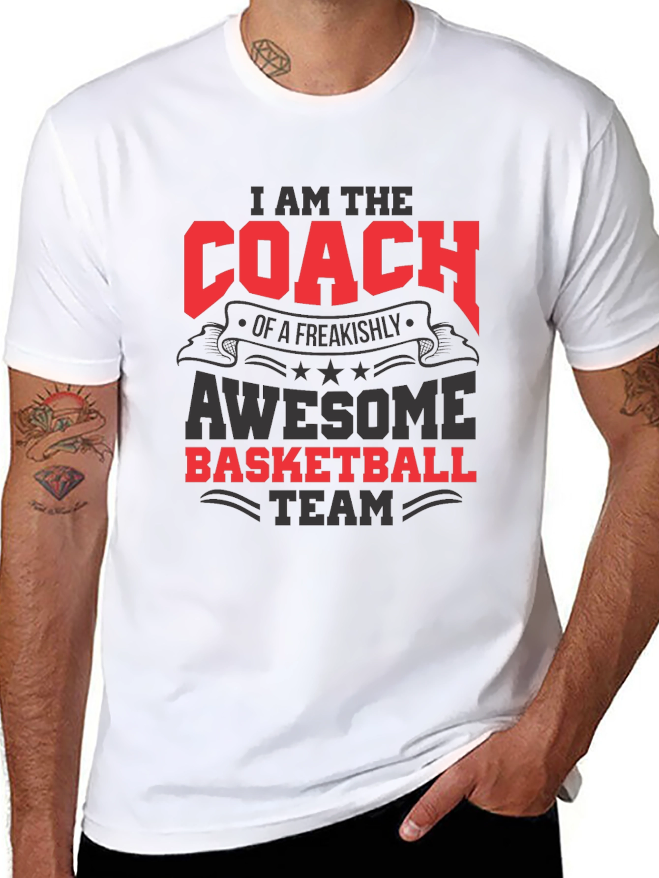 Awesome Basketball Coach T-Shirt - Sporty & Stylish