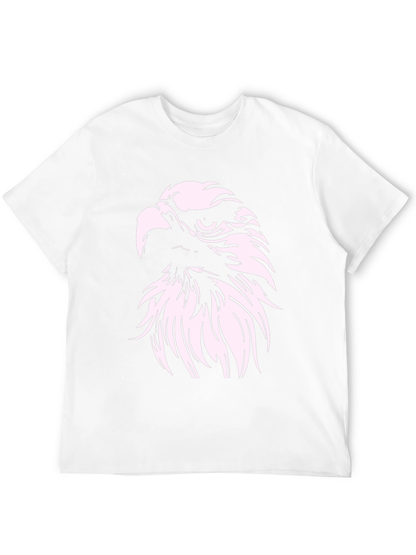 Bold Eagle Graphic Tee - Black Cotton Blend