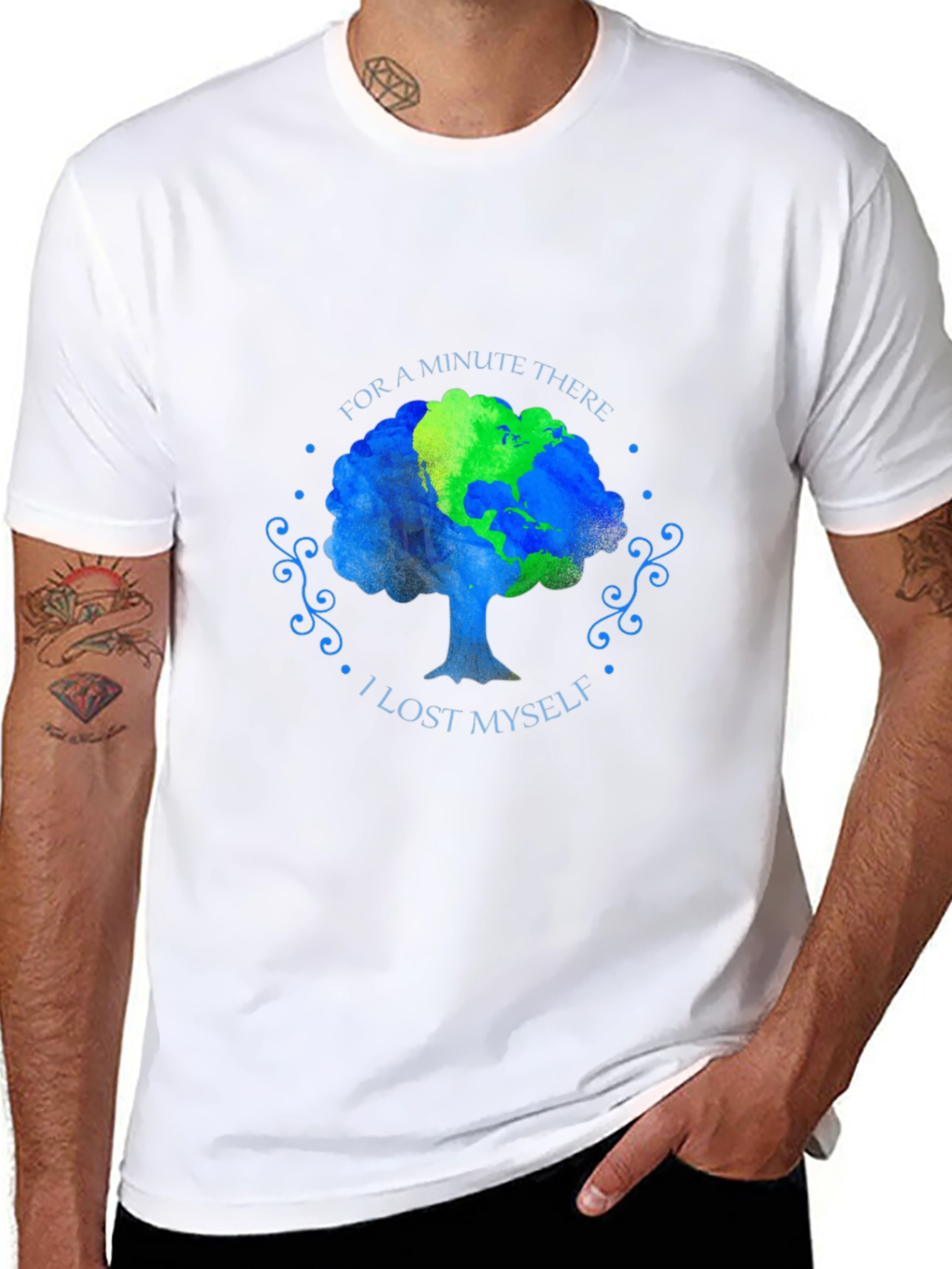 Earth Tree Graphic Tee - Lost Myself T-Shirt