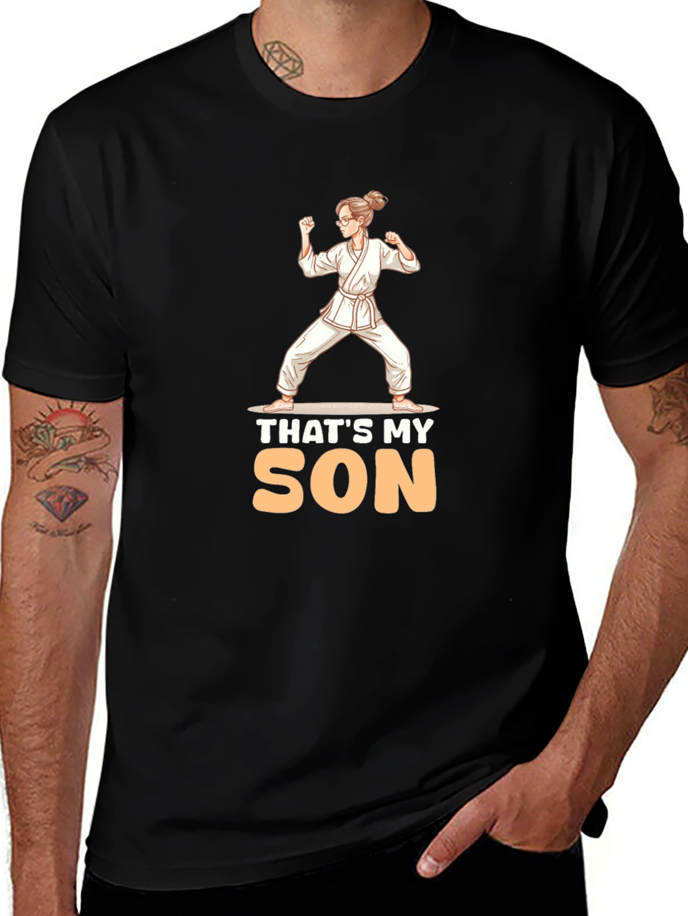 Thats My Son Karate Mom T-Shirt