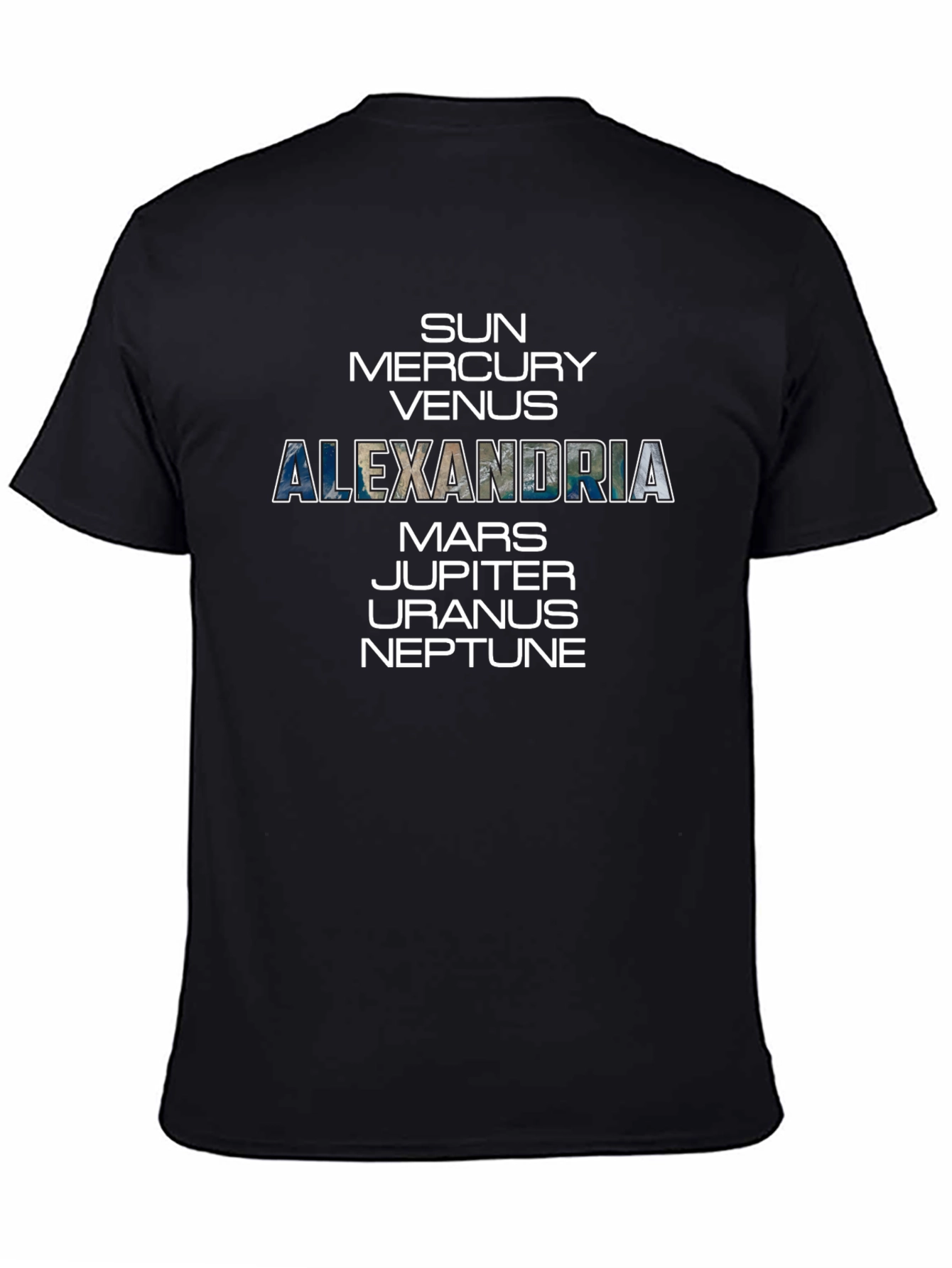 Alexandria Planets Graphic T-Shirt