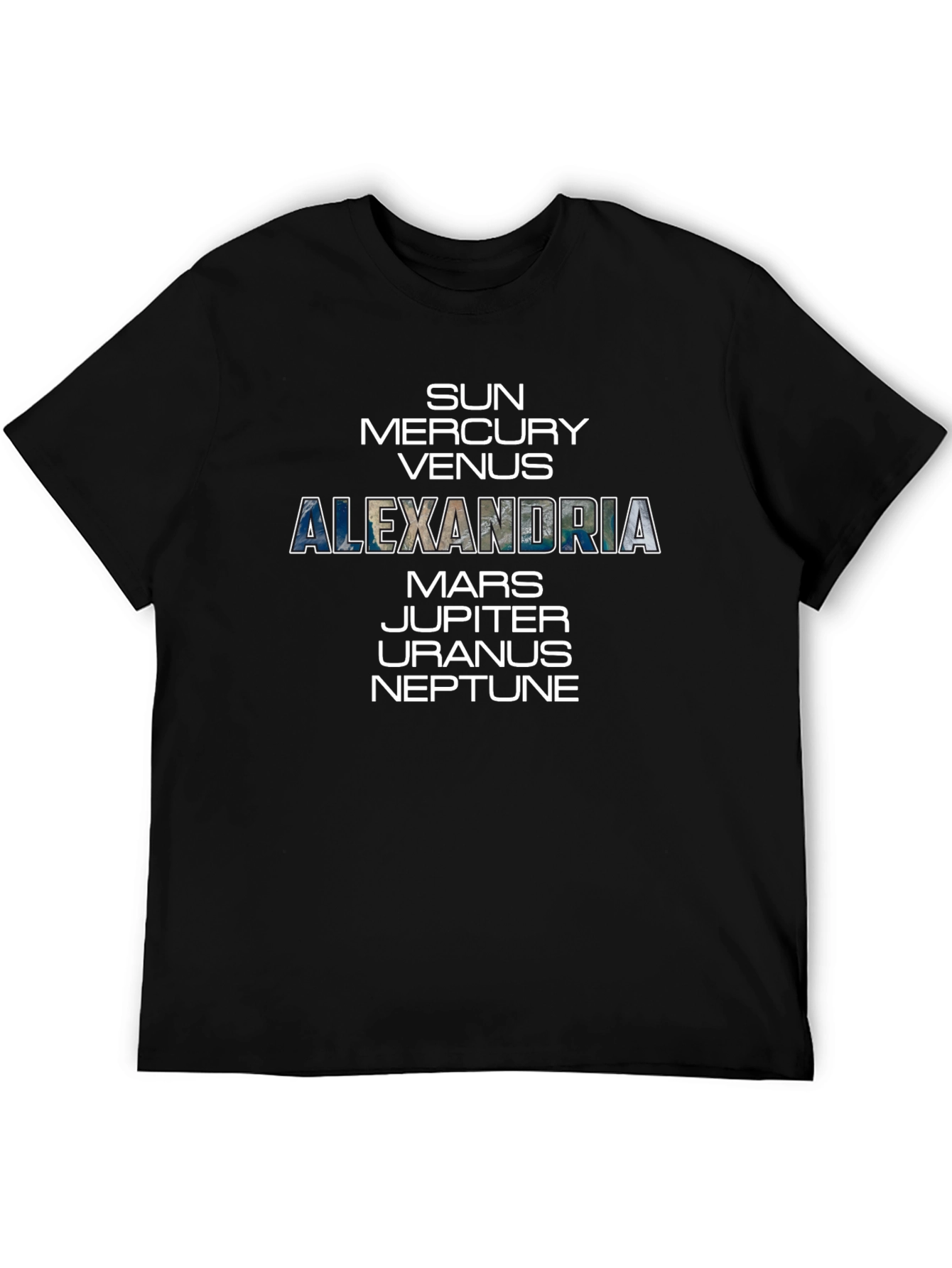 Alexandria Planets Graphic T-Shirt