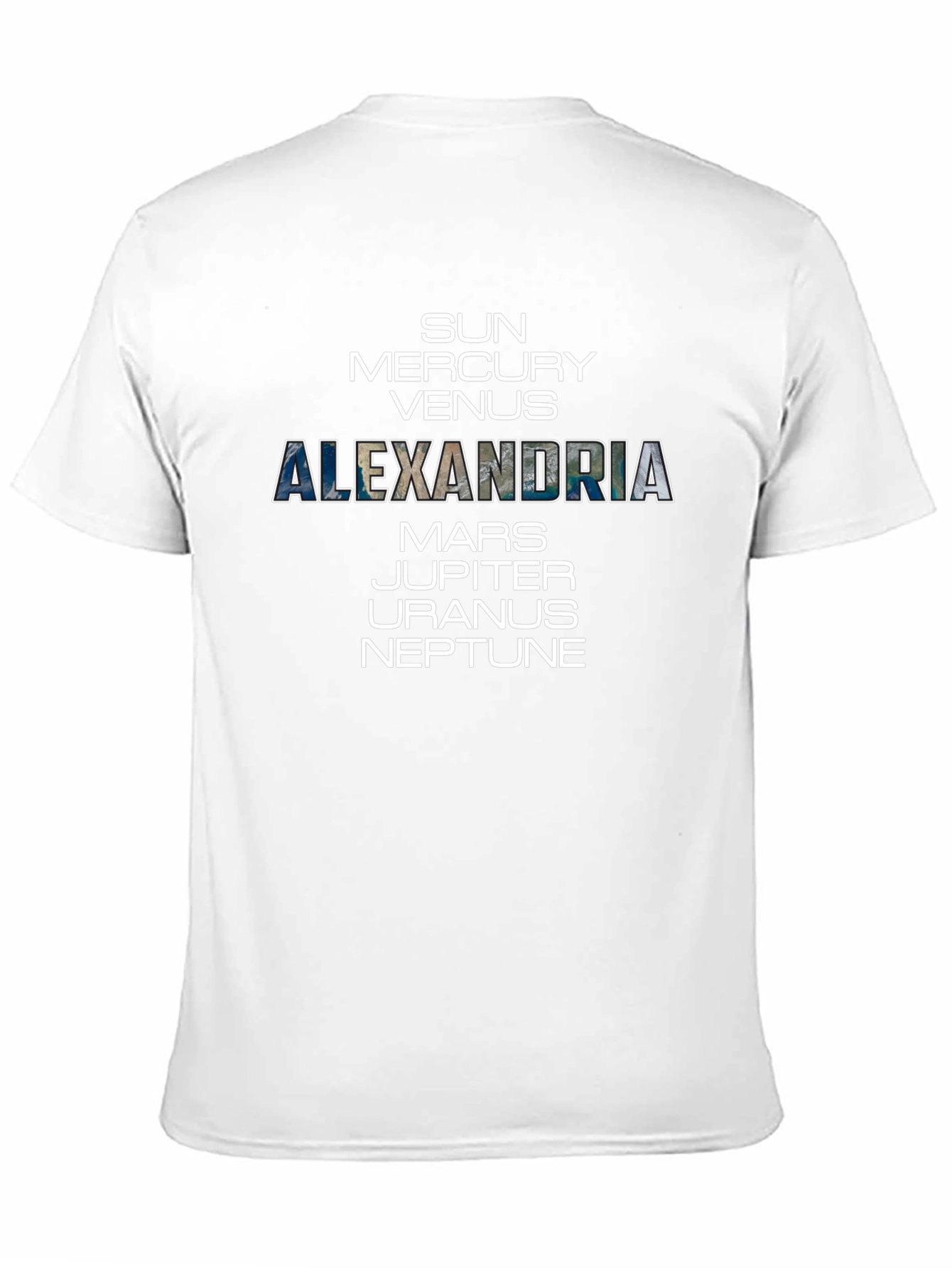 Alexandria Planets Graphic T-Shirt