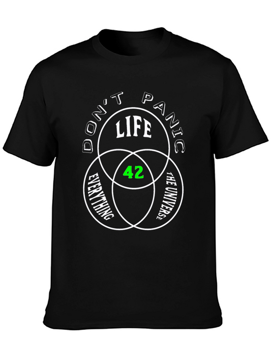 Dont Panic Life Universe Everything T-Shirt