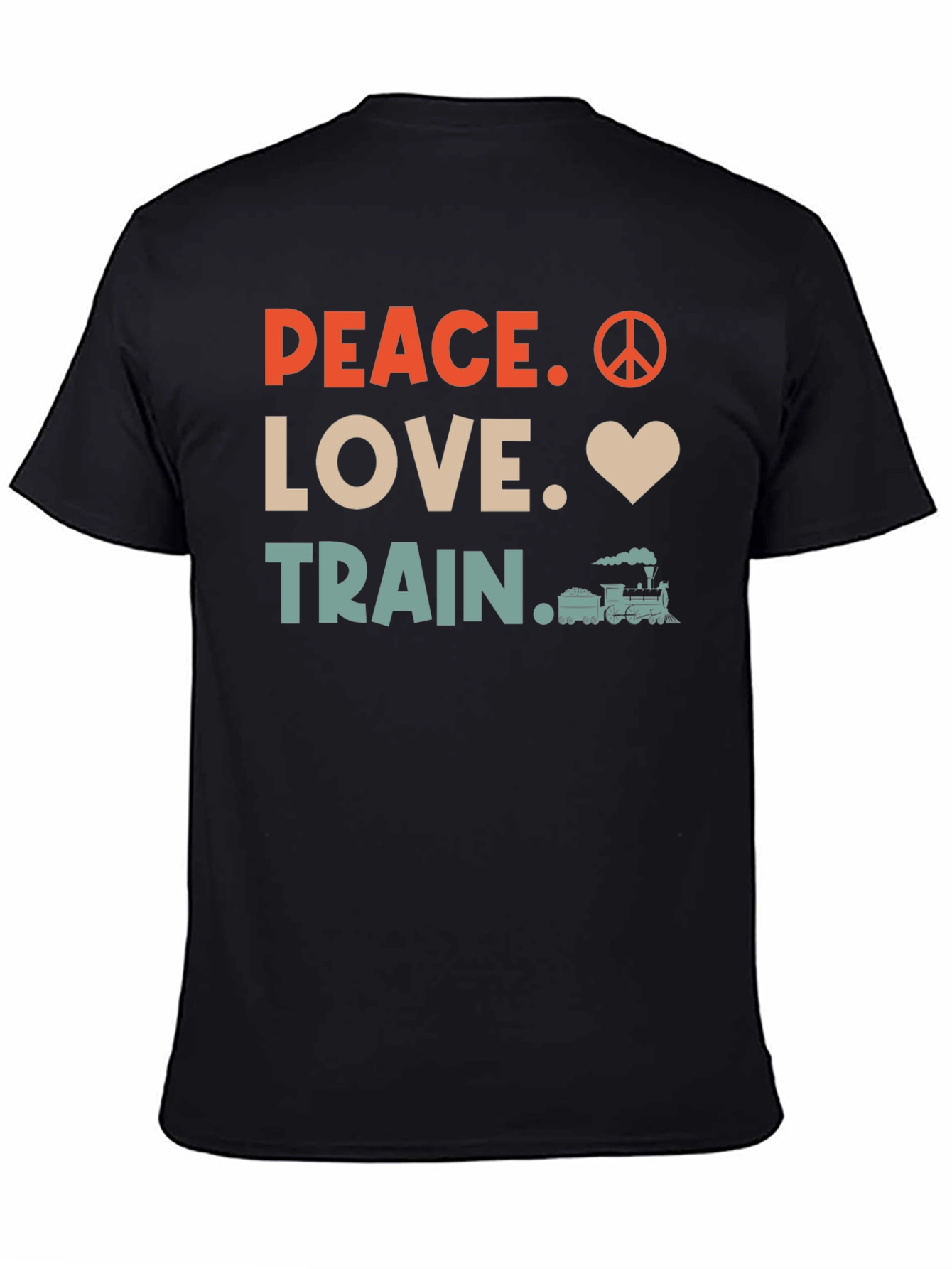 Peace Love Train Graphic Tee