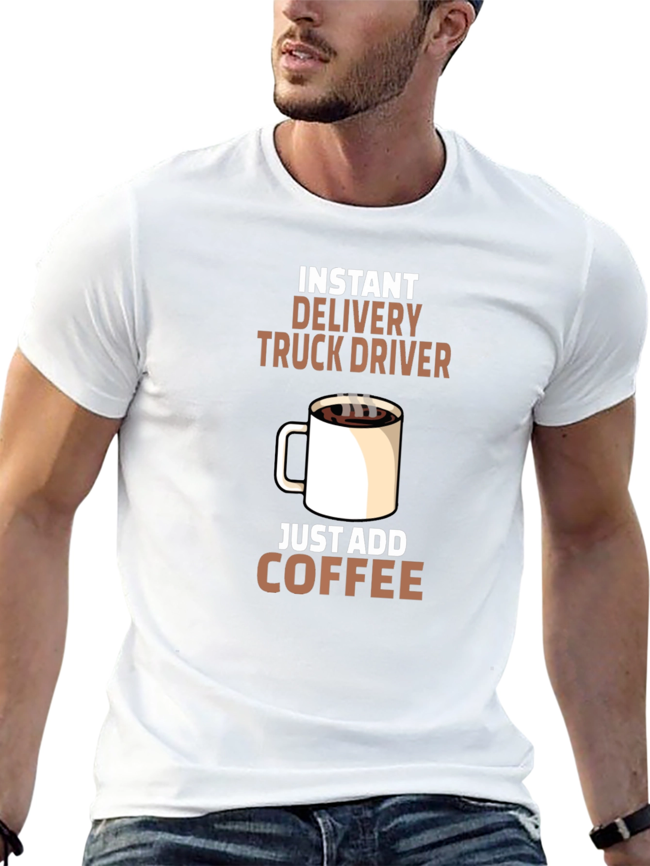 Instant Delivery Truck Driver Coffee T-Shirt
