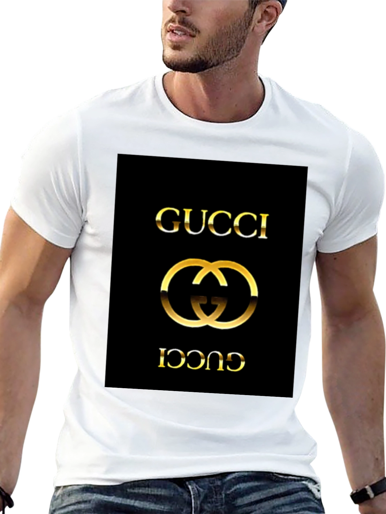 Gucci Graphic Print Black T-Shirt