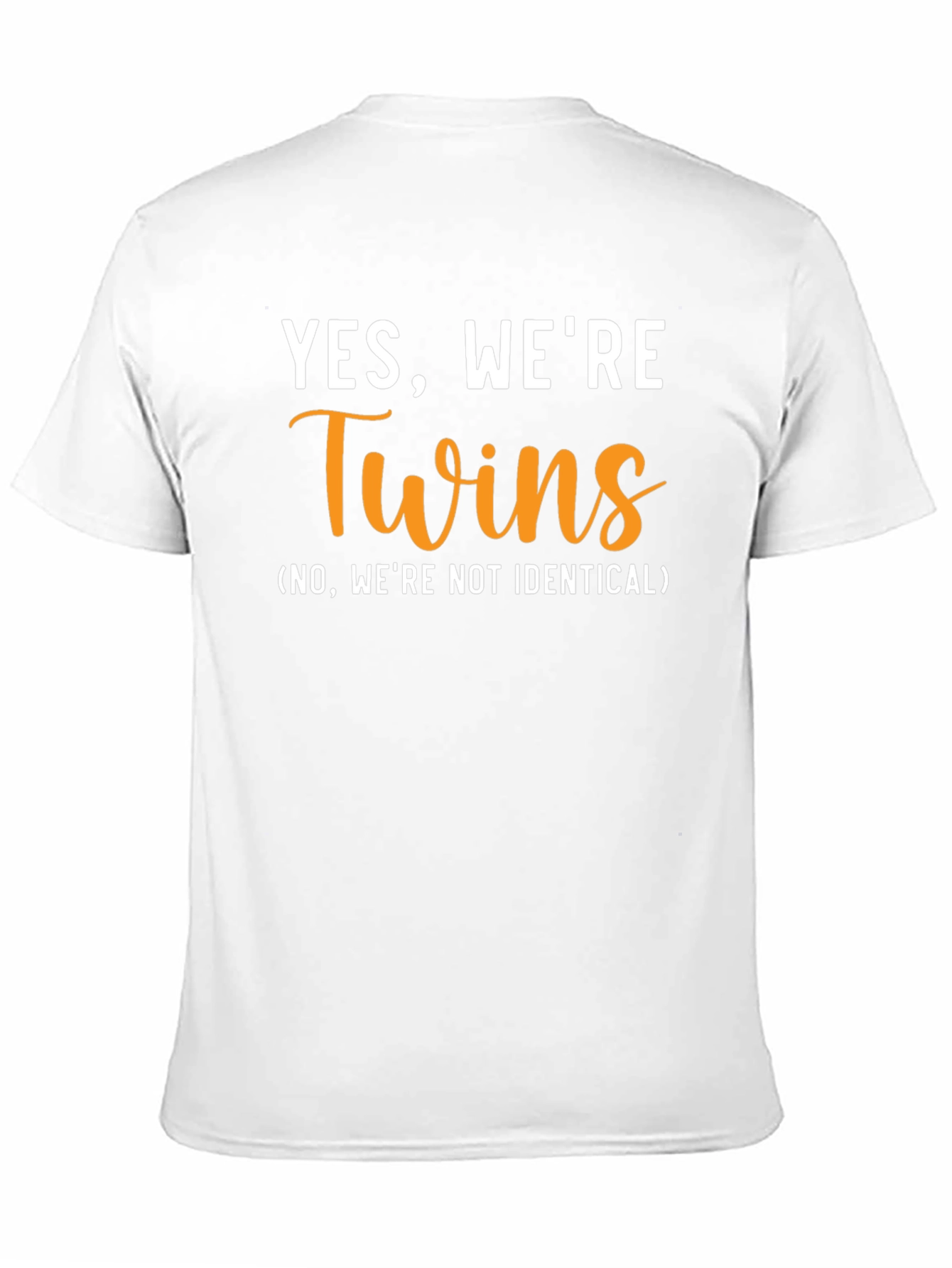 Funny Twins T-Shirt - Yes Were Twins Graphic Tee