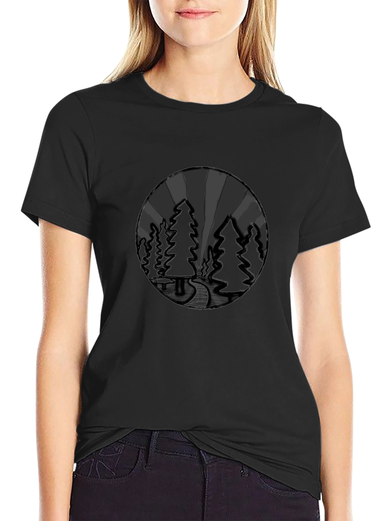 Nature Vista Graphic Tee - Soft Cotton Blend