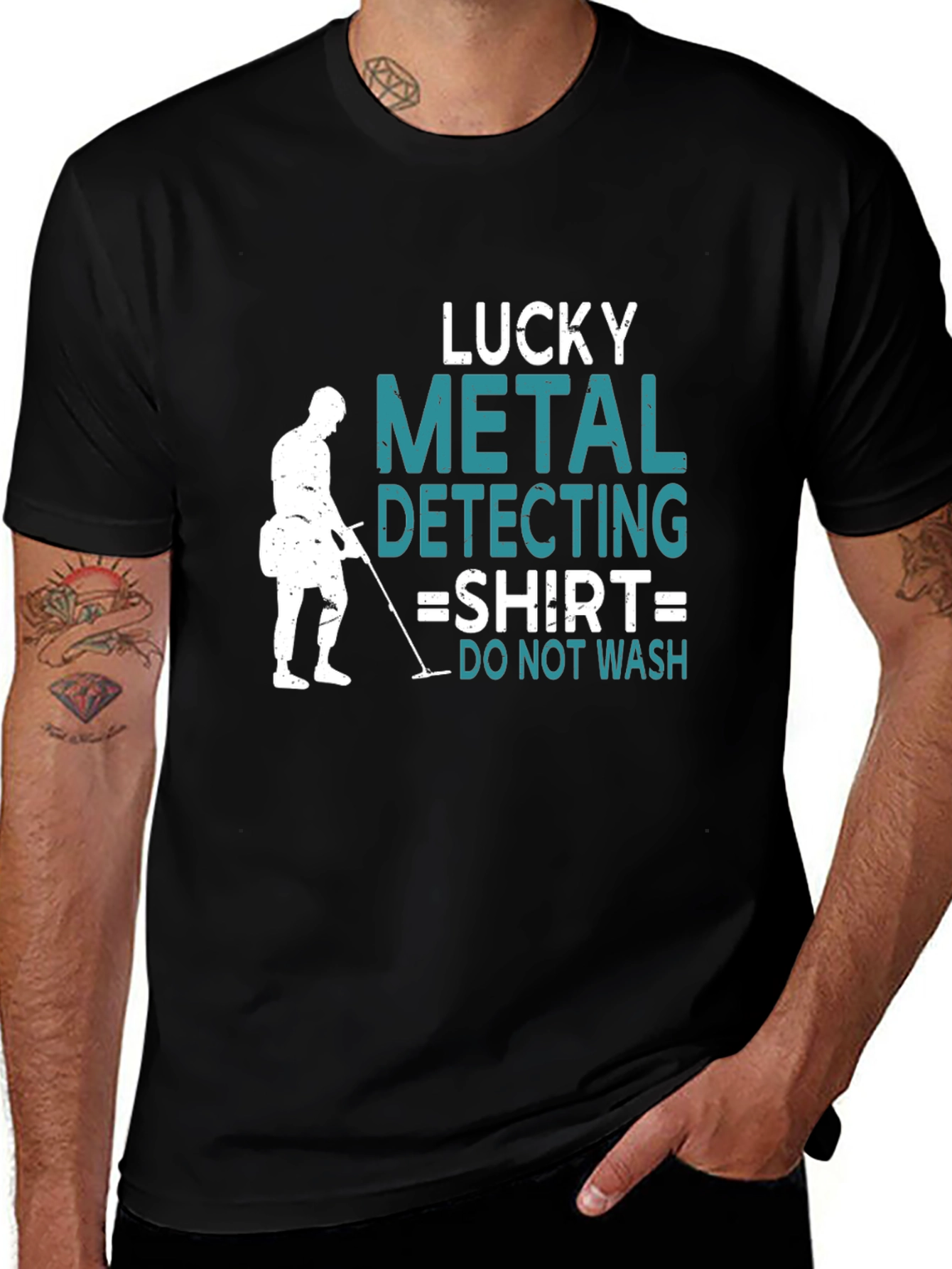 Lucky Metal Detecting T-Shirt - Do Not Wash!