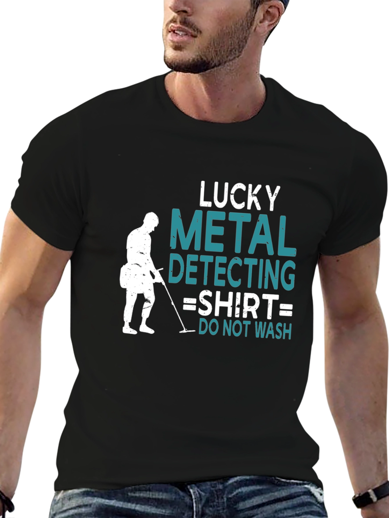 Lucky Metal Detecting T-Shirt - Do Not Wash!