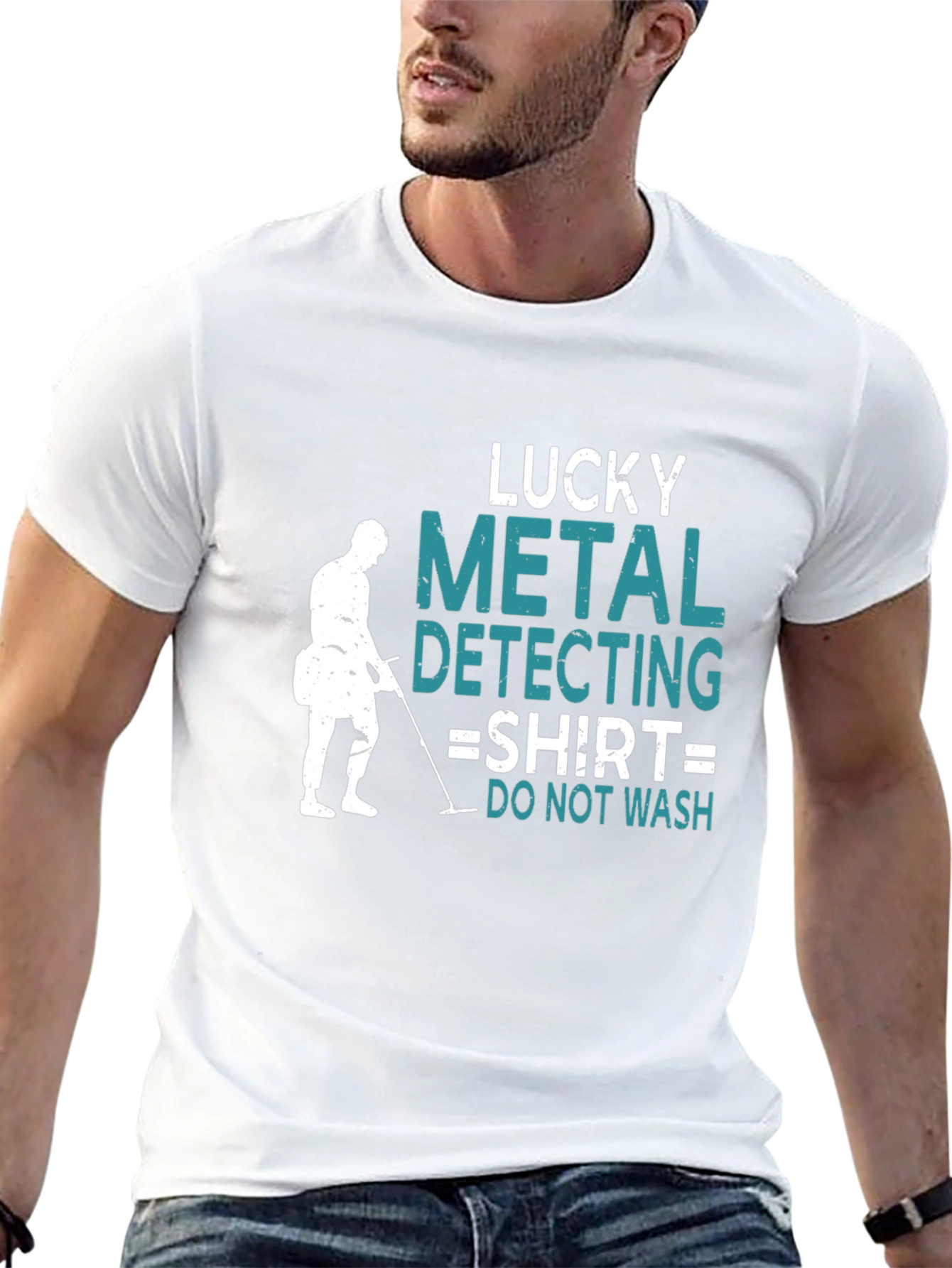 Lucky Metal Detecting T-Shirt - Do Not Wash!