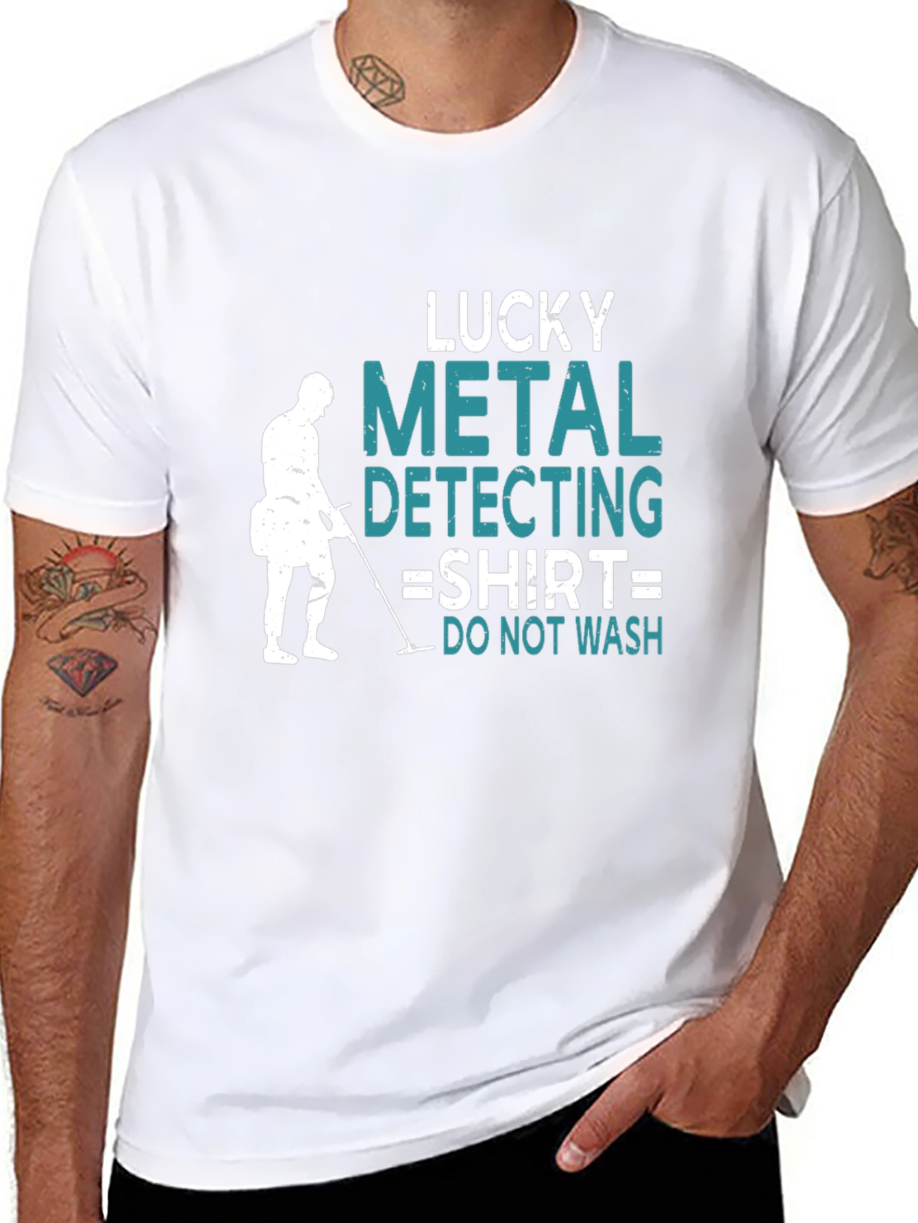 Lucky Metal Detecting T-Shirt - Do Not Wash!