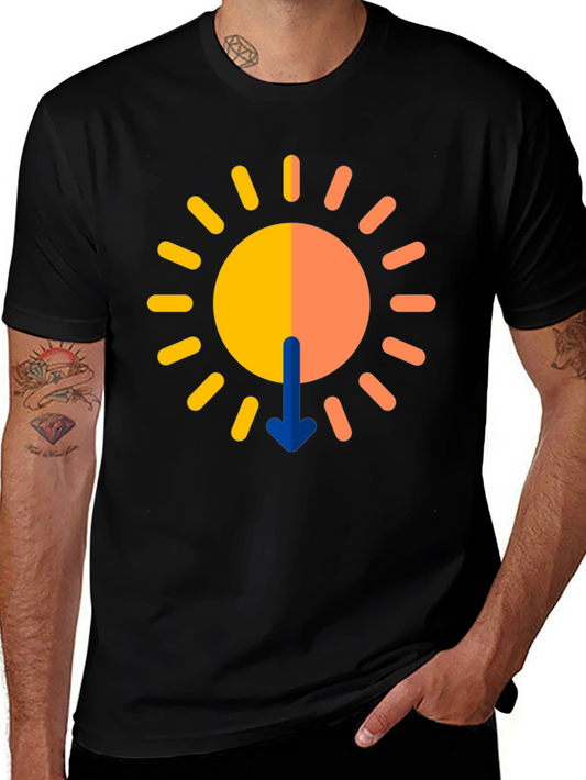 Graphic Sun T-Shirt - Modern Design