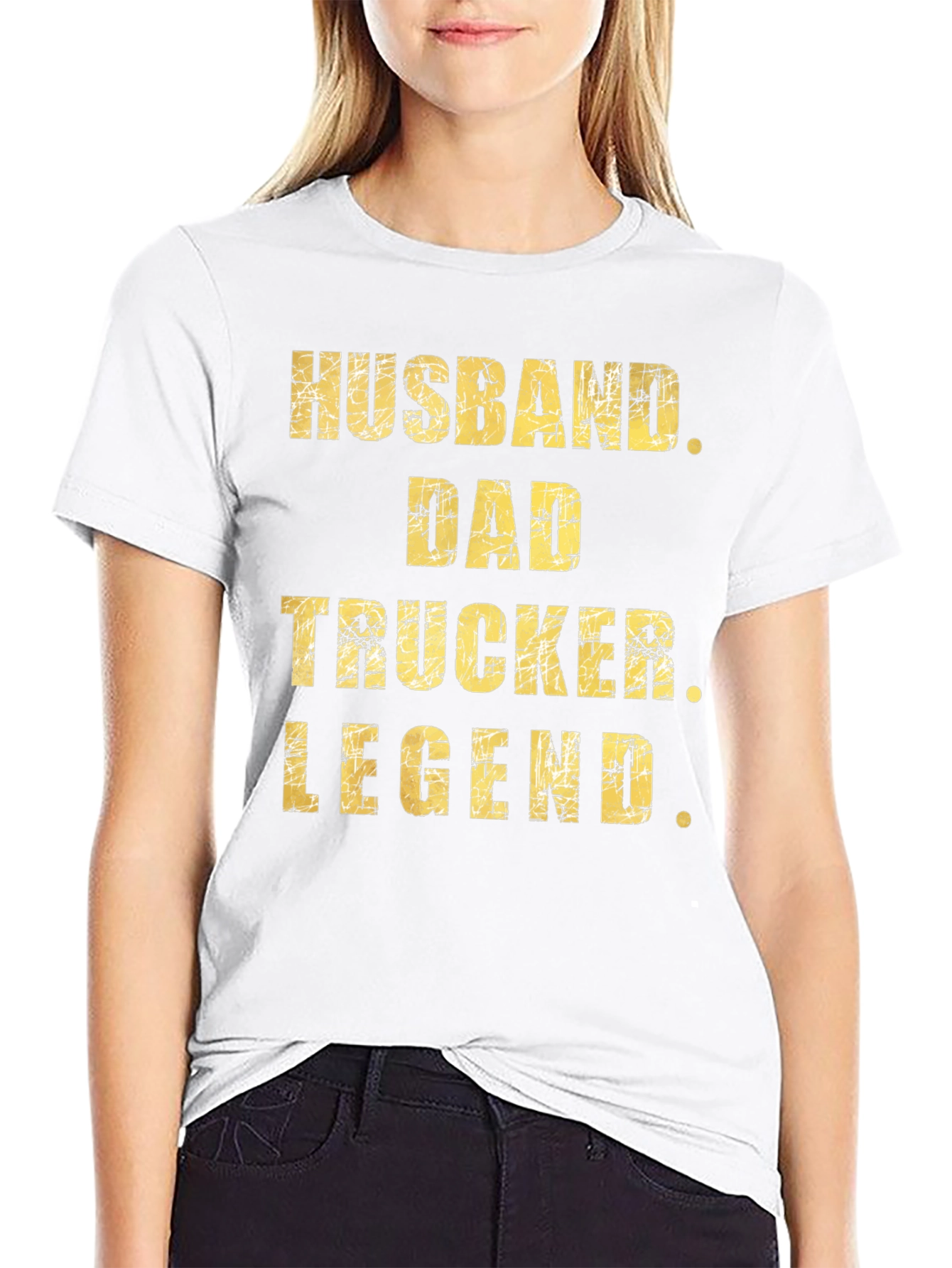 Husband Dad Trucker Legend T-Shirt
