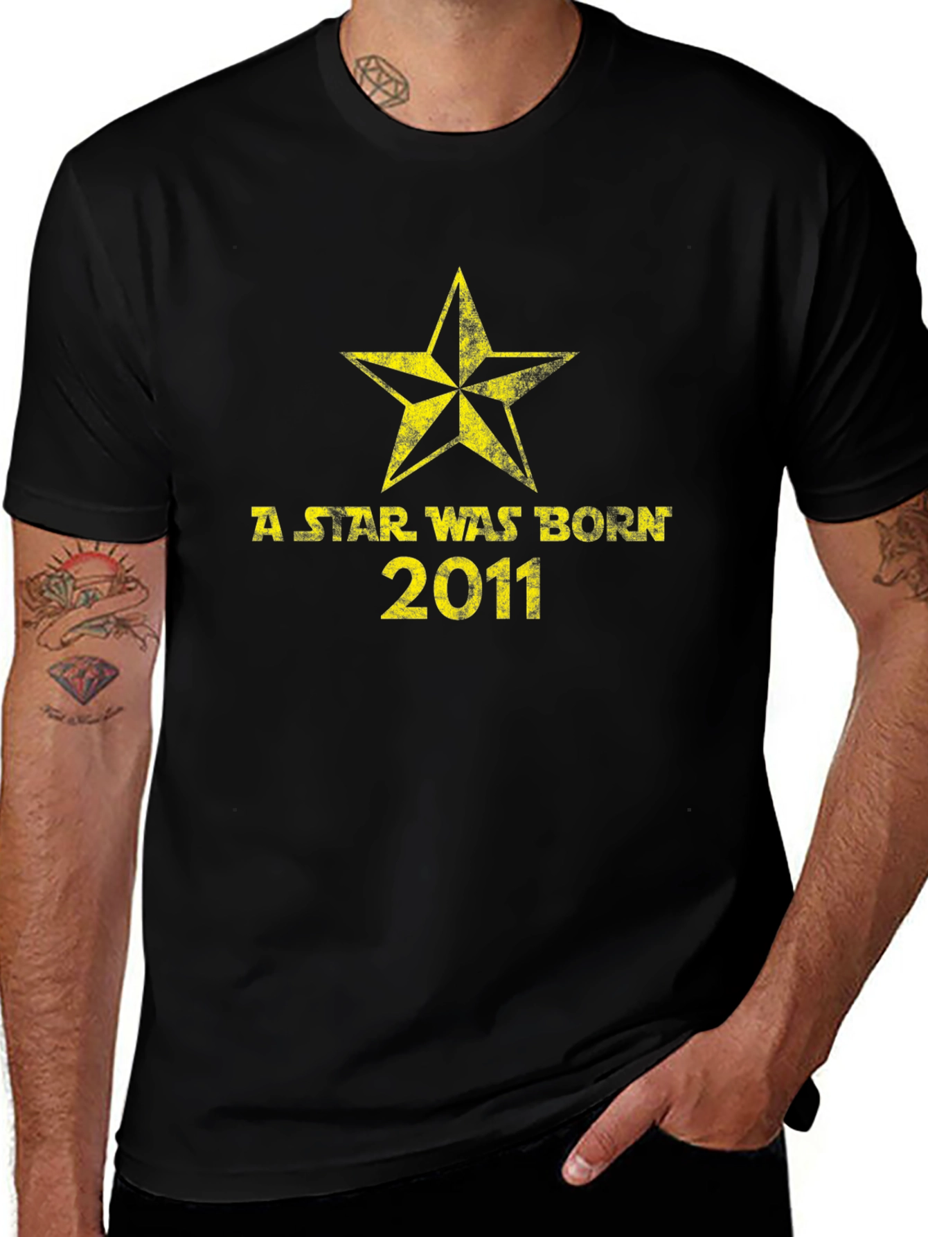 A Star Was Born 2011 Black T-Shirt