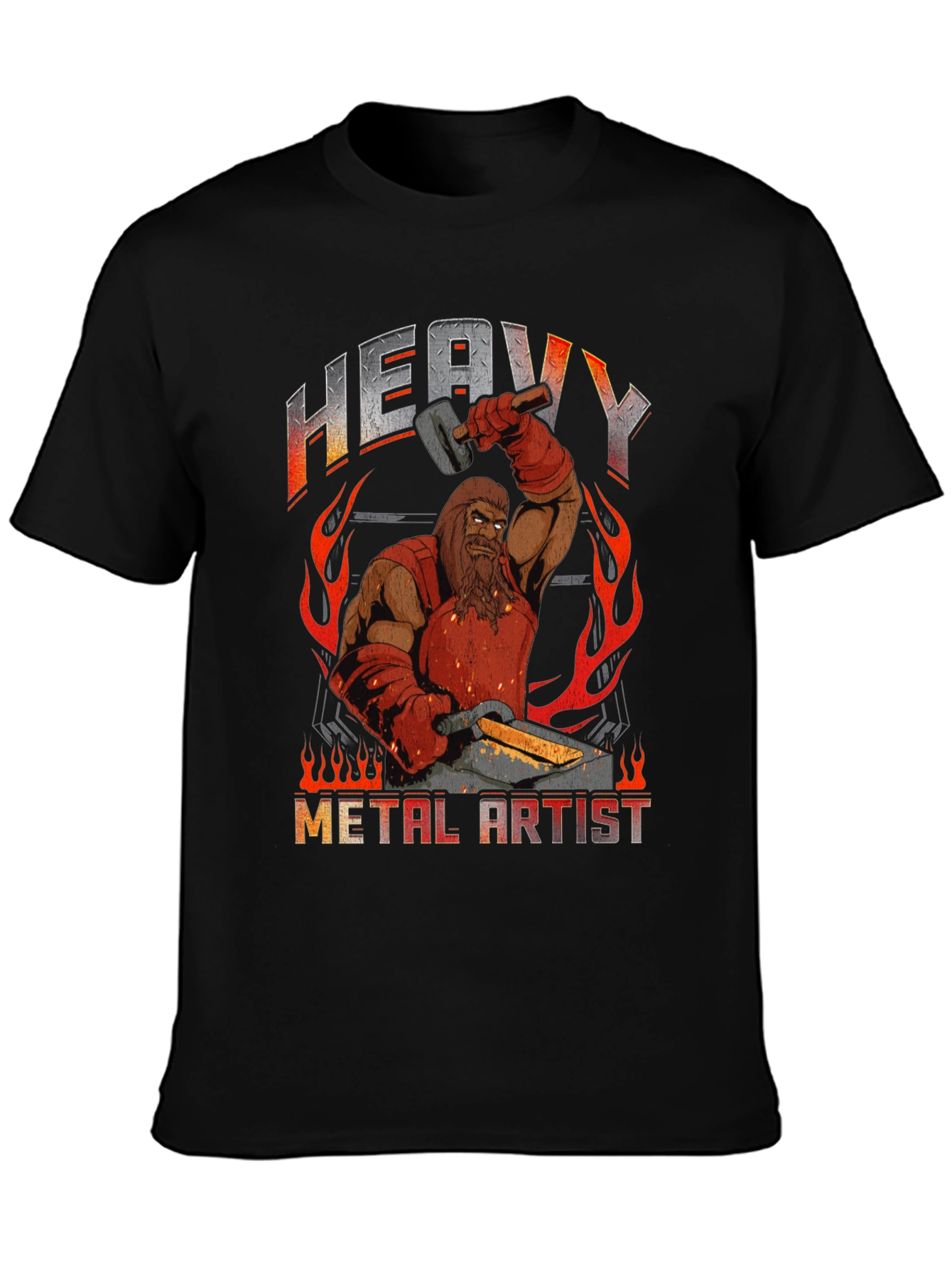 Heavy Metal Artist T-Shirt - Black